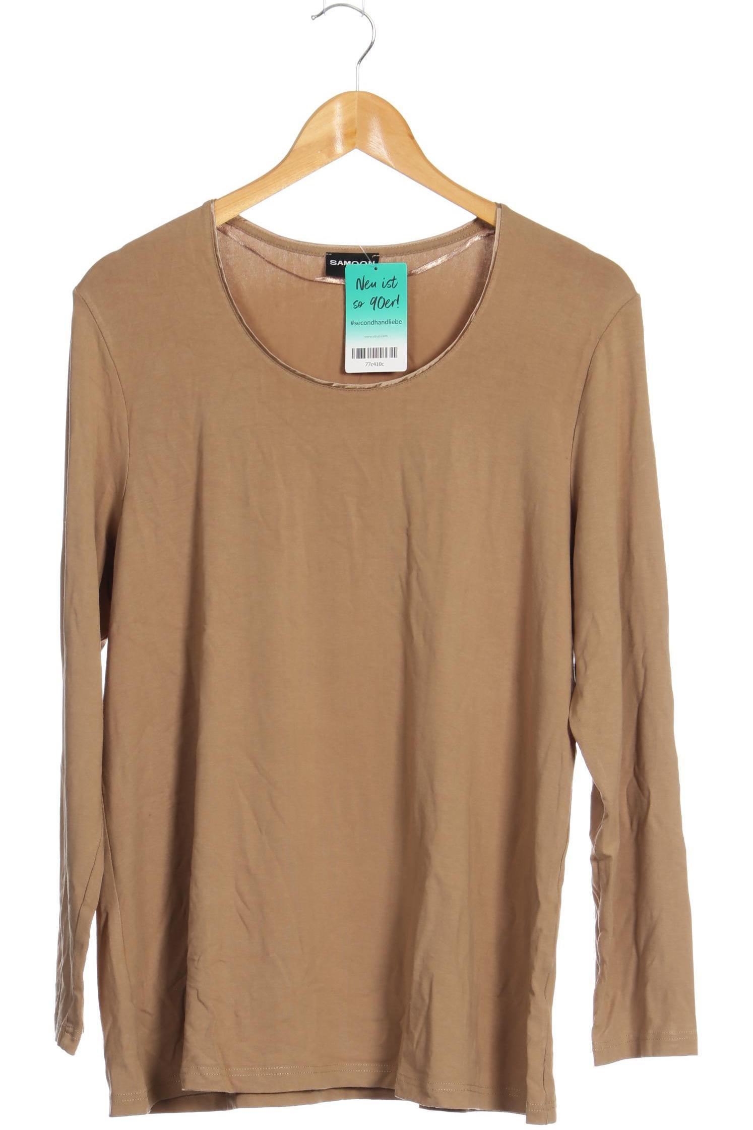

Samoon by Gerry Weber Damen Langarmshirt, beige, Gr.