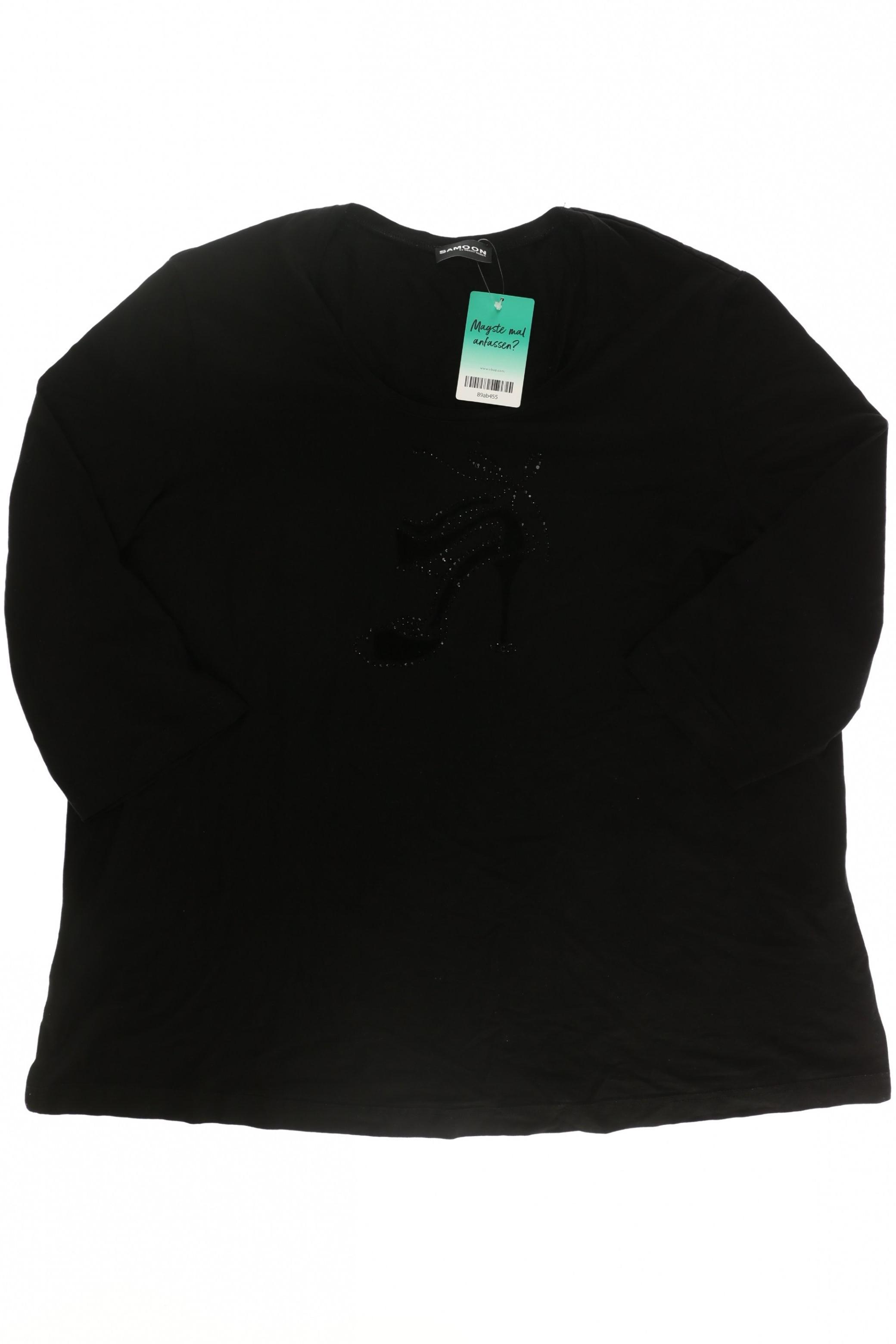 

Samoon by Gerry Weber Damen Langarmshirt, schwarz, Gr. 50