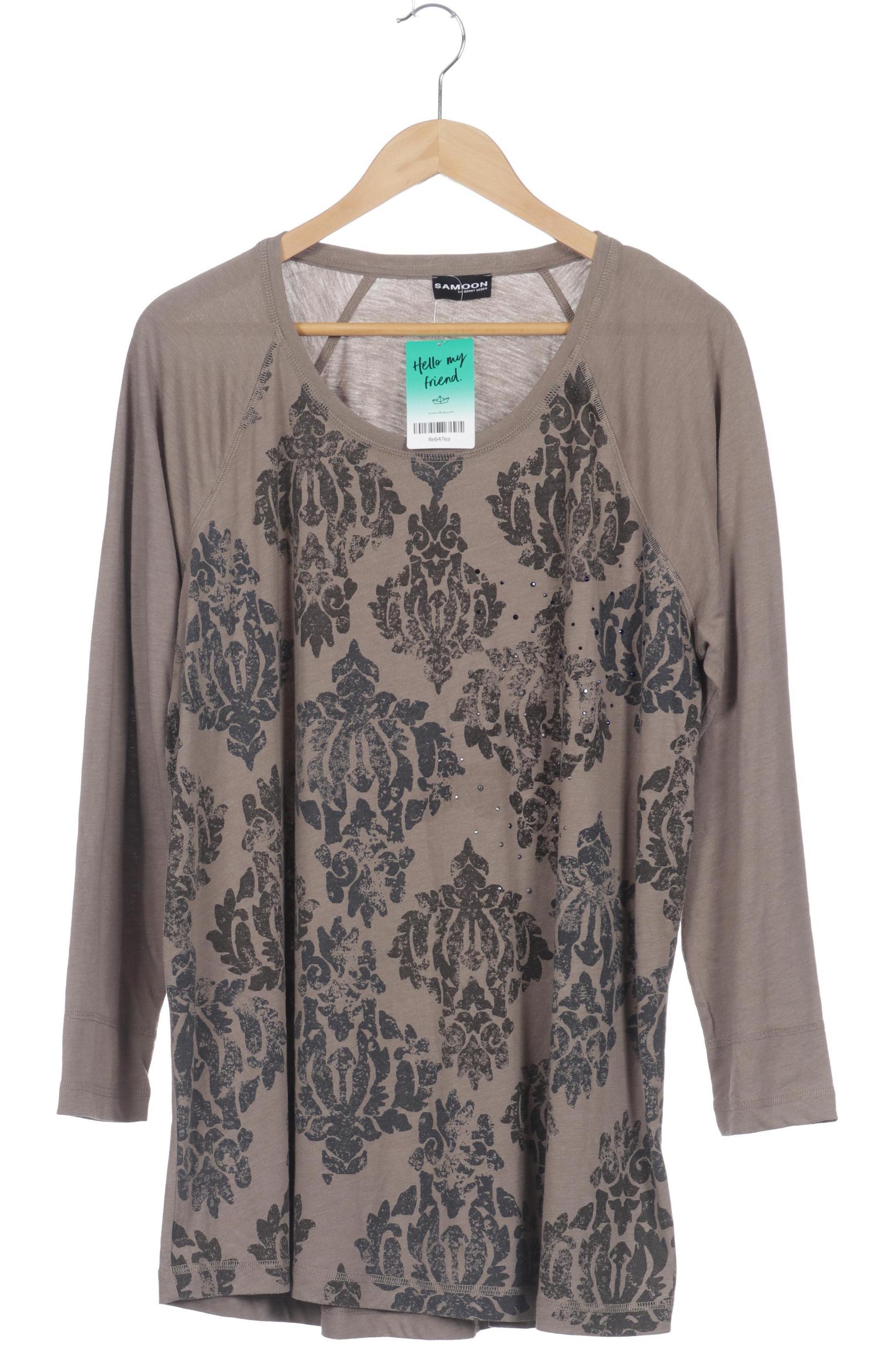 

Samoon by Gerry Weber Damen Langarmshirt, beige, Gr.