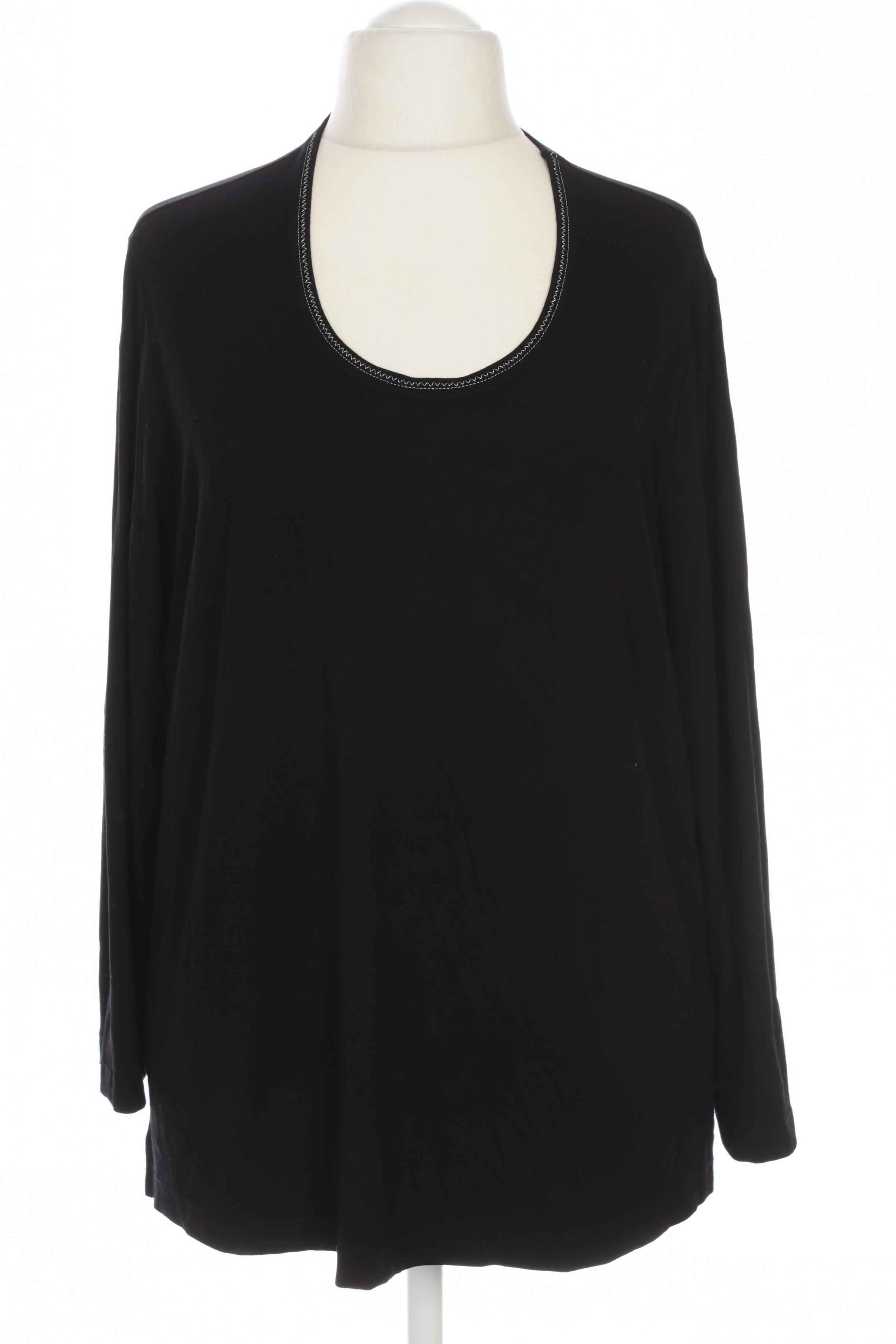 

Samoon by Gerry Weber Damen Langarmshirt, schwarz, Gr. 52