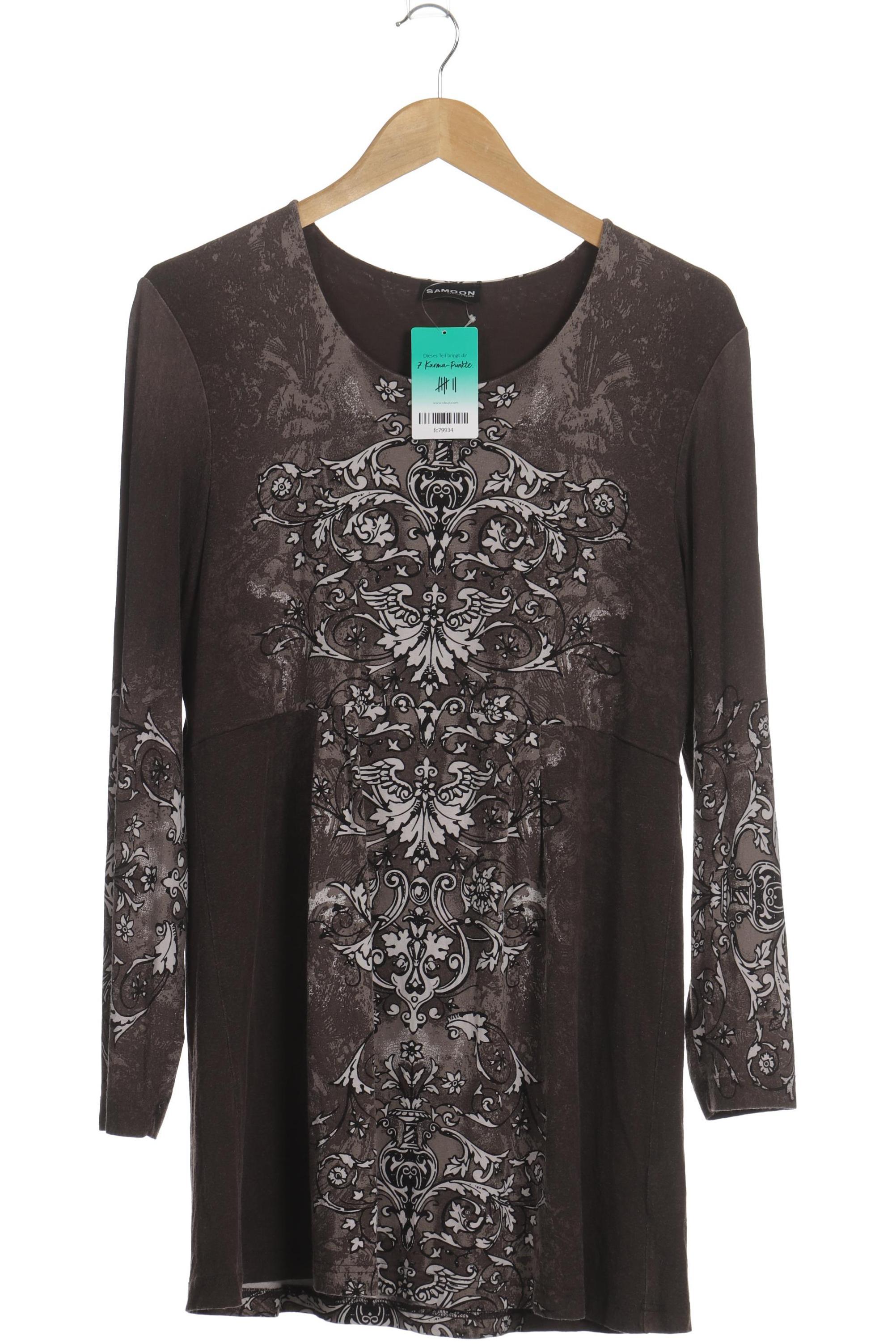 

Samoon by Gerry Weber Damen Langarmshirt, braun, Gr. 44