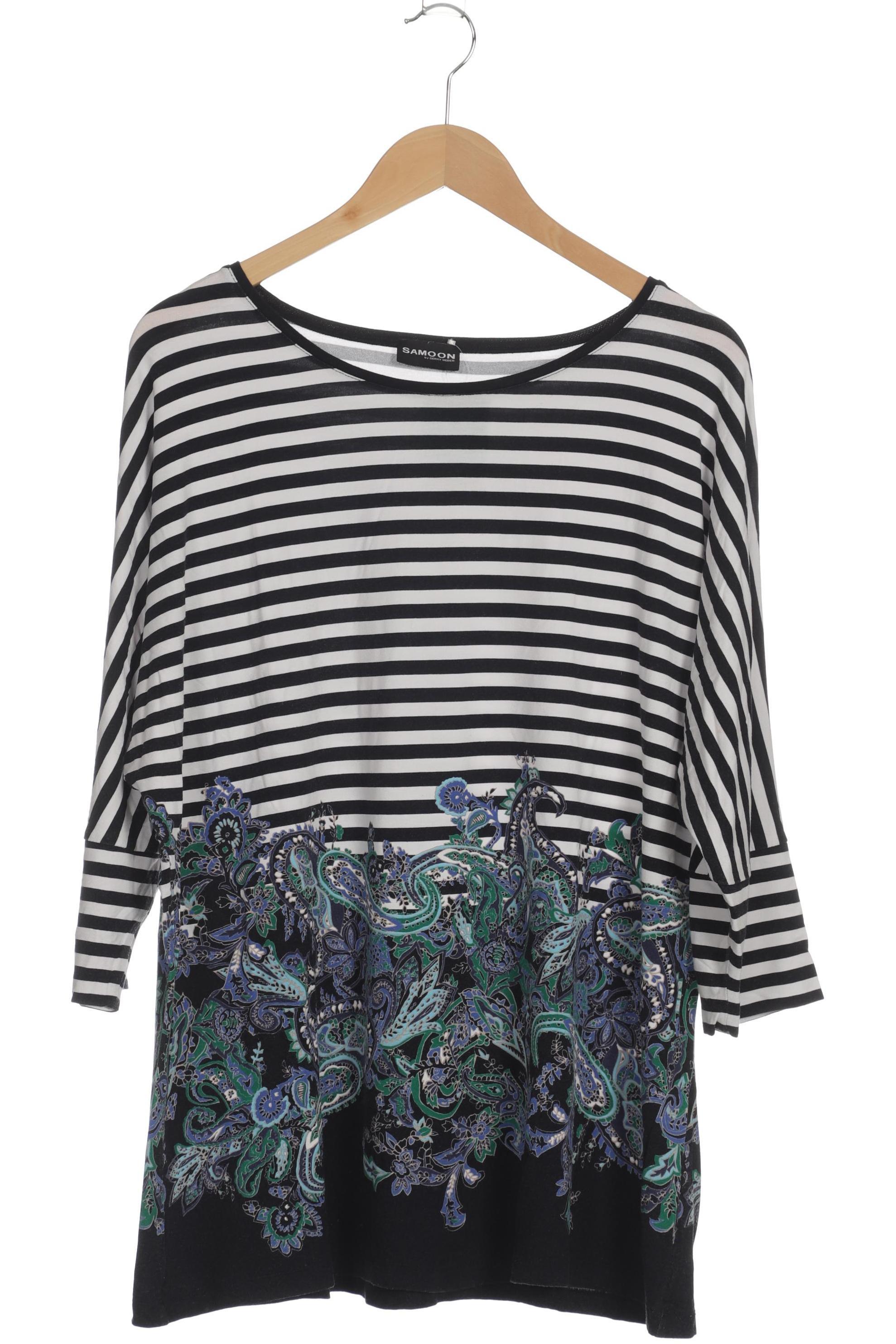 

Samoon by Gerry Weber Damen Langarmshirt, blau, Gr.