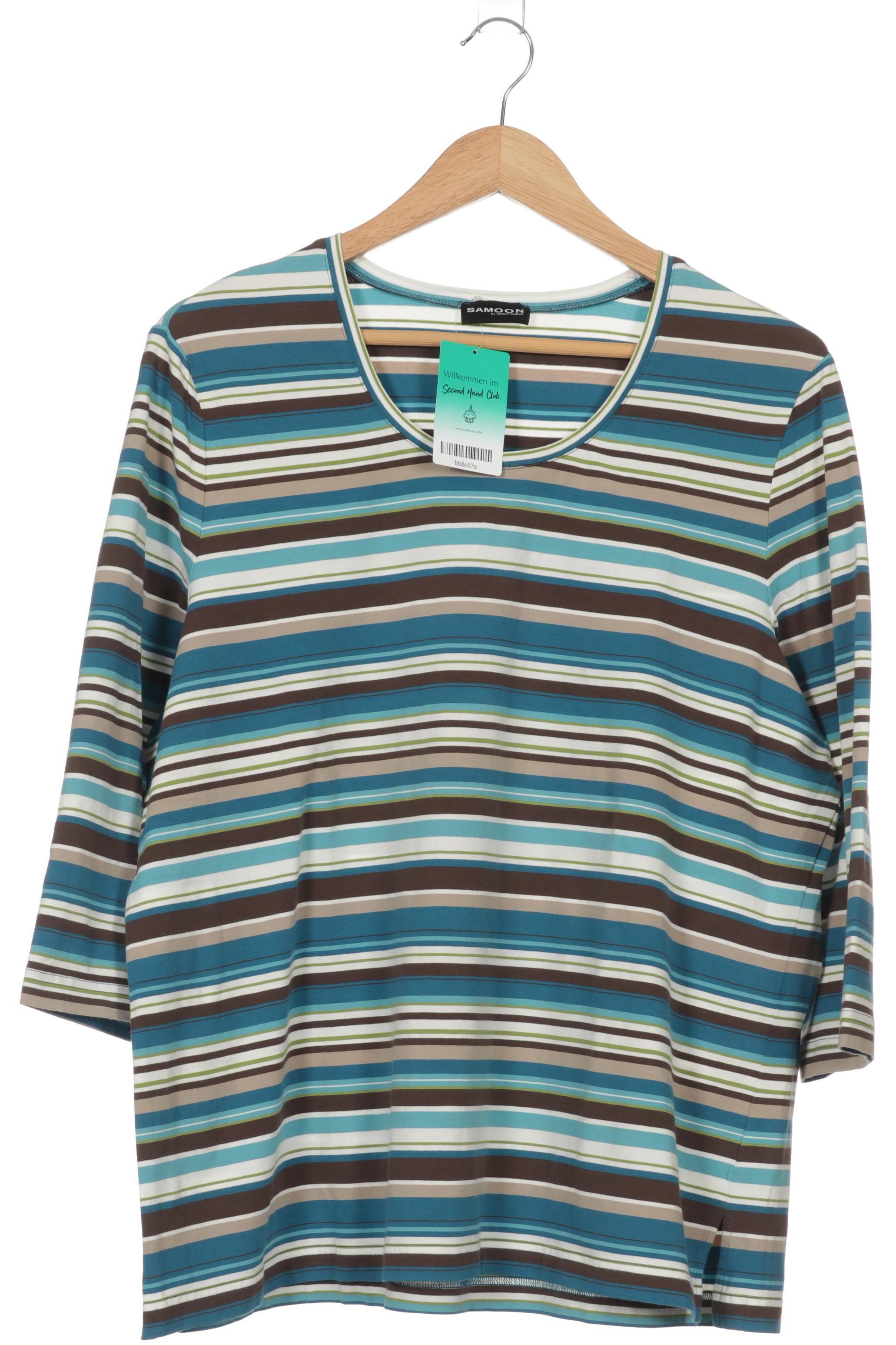 

Samoon by Gerry Weber Damen Langarmshirt, blau, Gr. 48