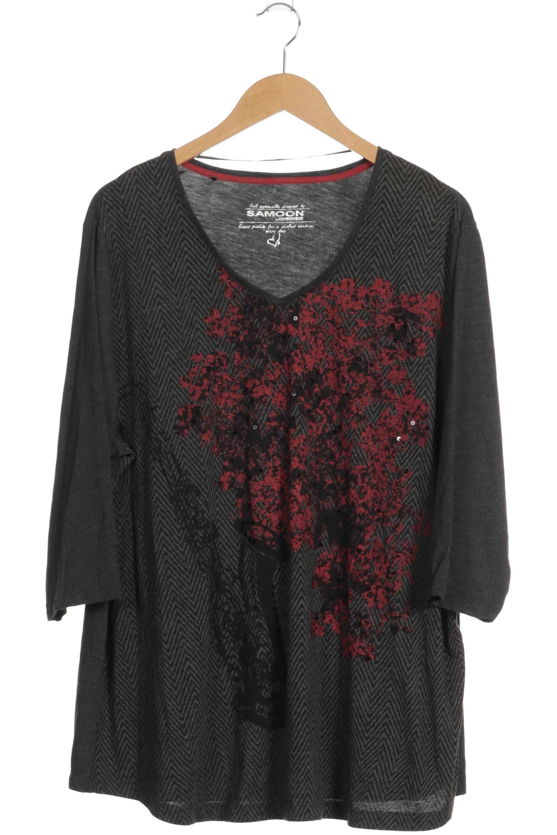 

Samoon by Gerry Weber Damen Langarmshirt, grau, Gr.