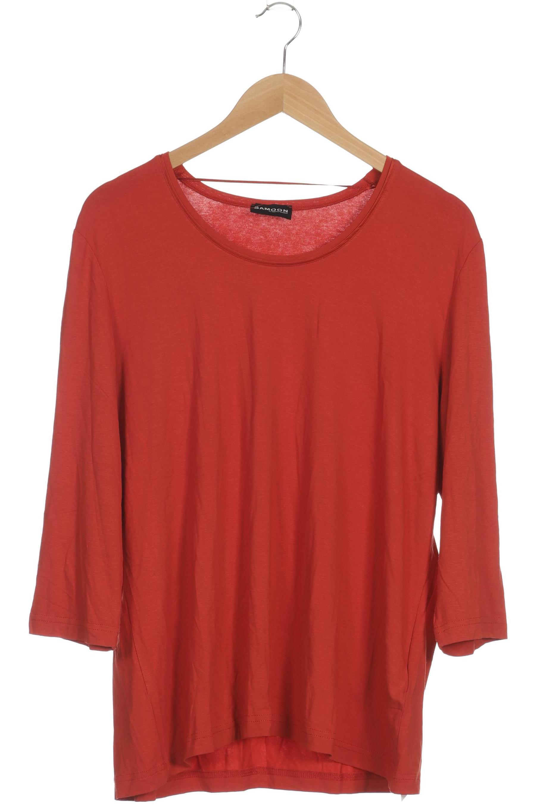 

Samoon by Gerry Weber Damen Langarmshirt, orange, Gr. 46