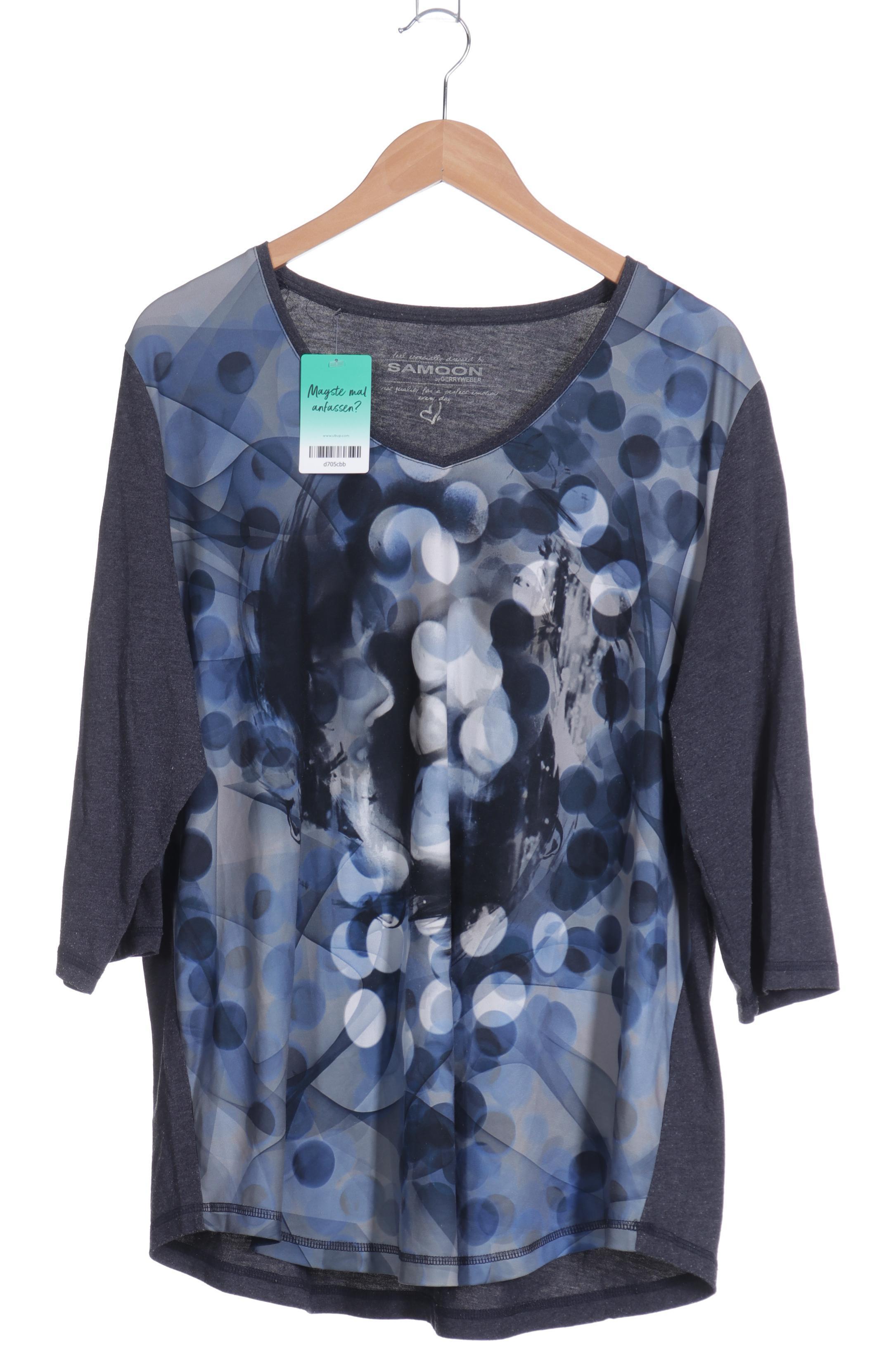 

Samoon by Gerry Weber Damen Langarmshirt, grau, Gr. 48