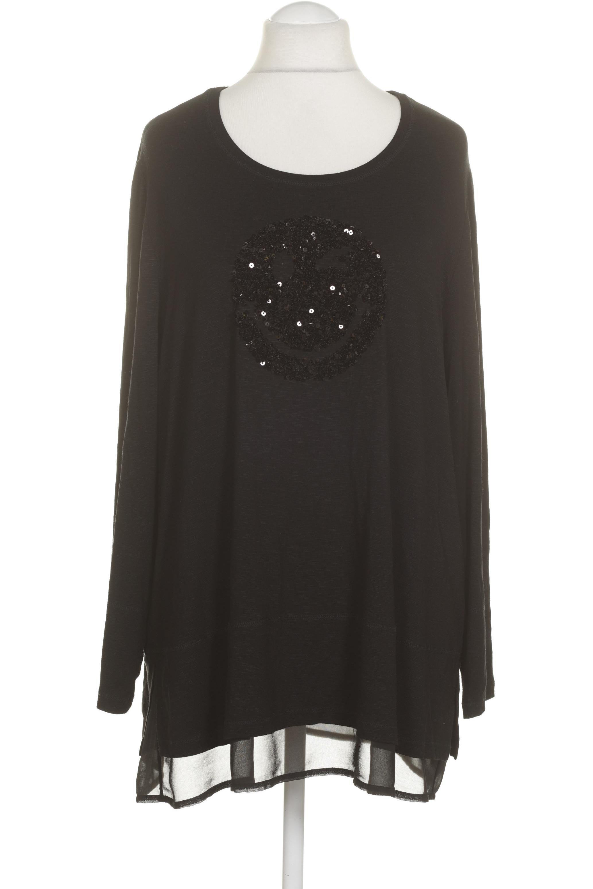 

Samoon by Gerry Weber Damen Langarmshirt, schwarz, Gr. 52