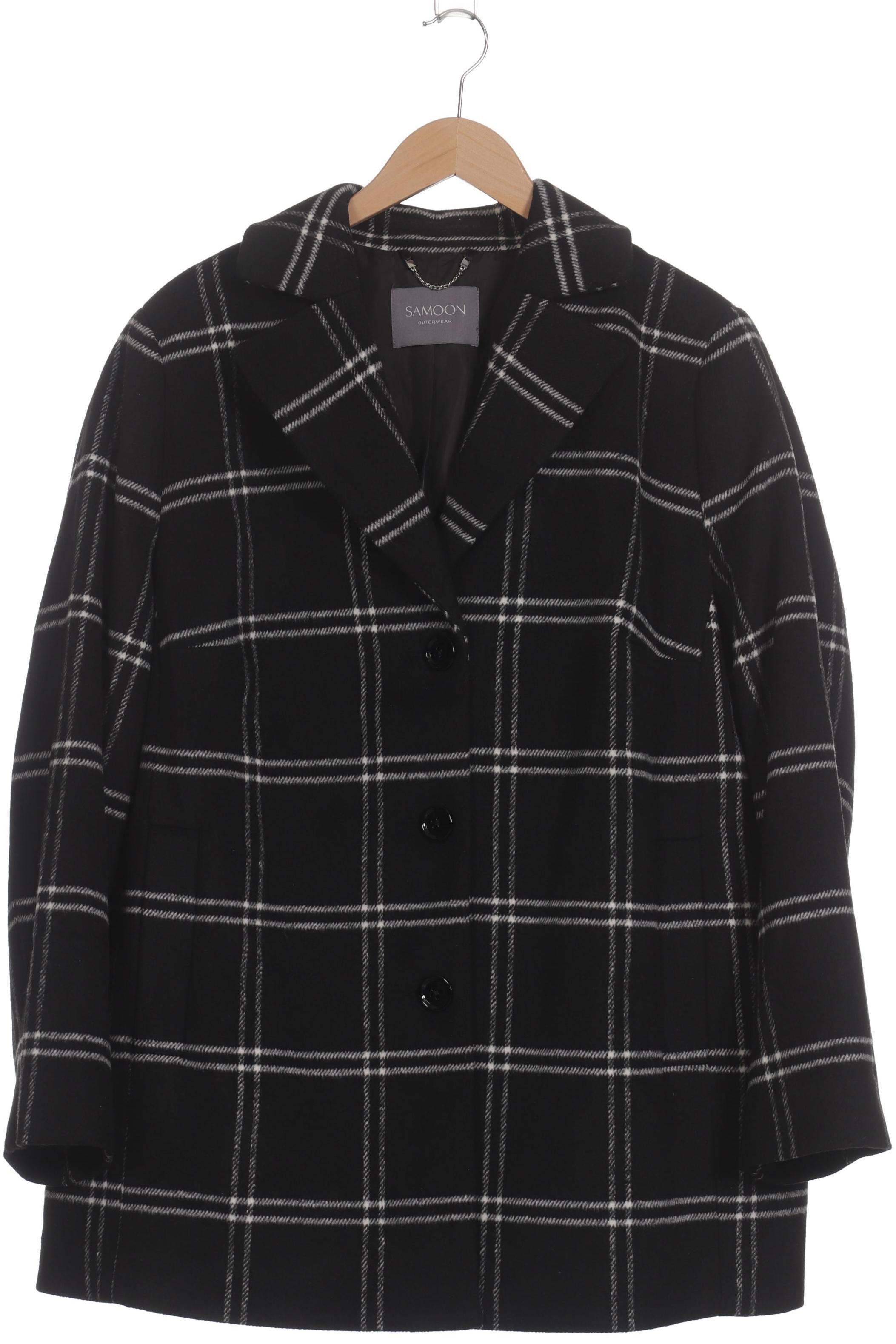 

Samoon by Gerry Weber Damen Mantel, schwarz, Gr. 48