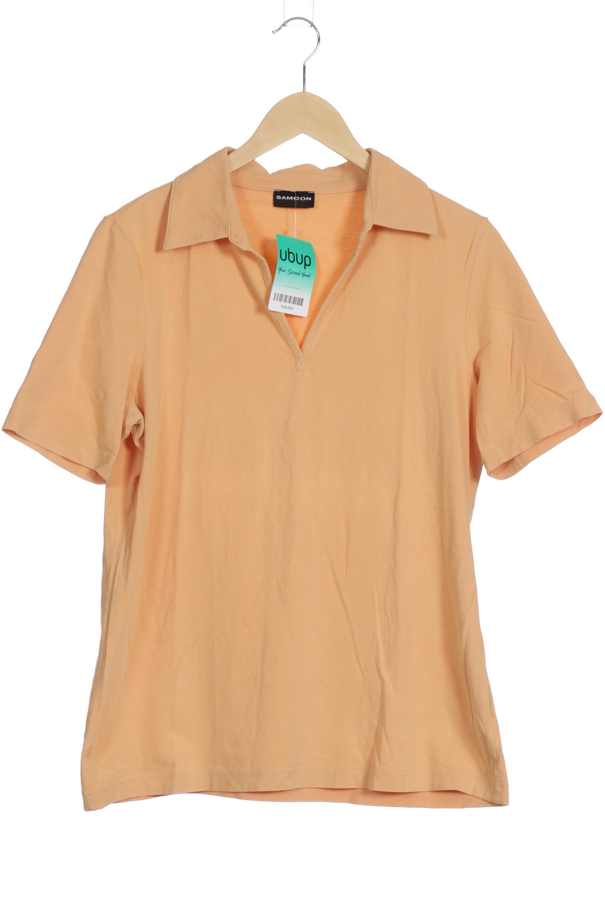 Thumbnail - Samoon by Gerry Weber Damen Poloshirt, orange, Gr. 44