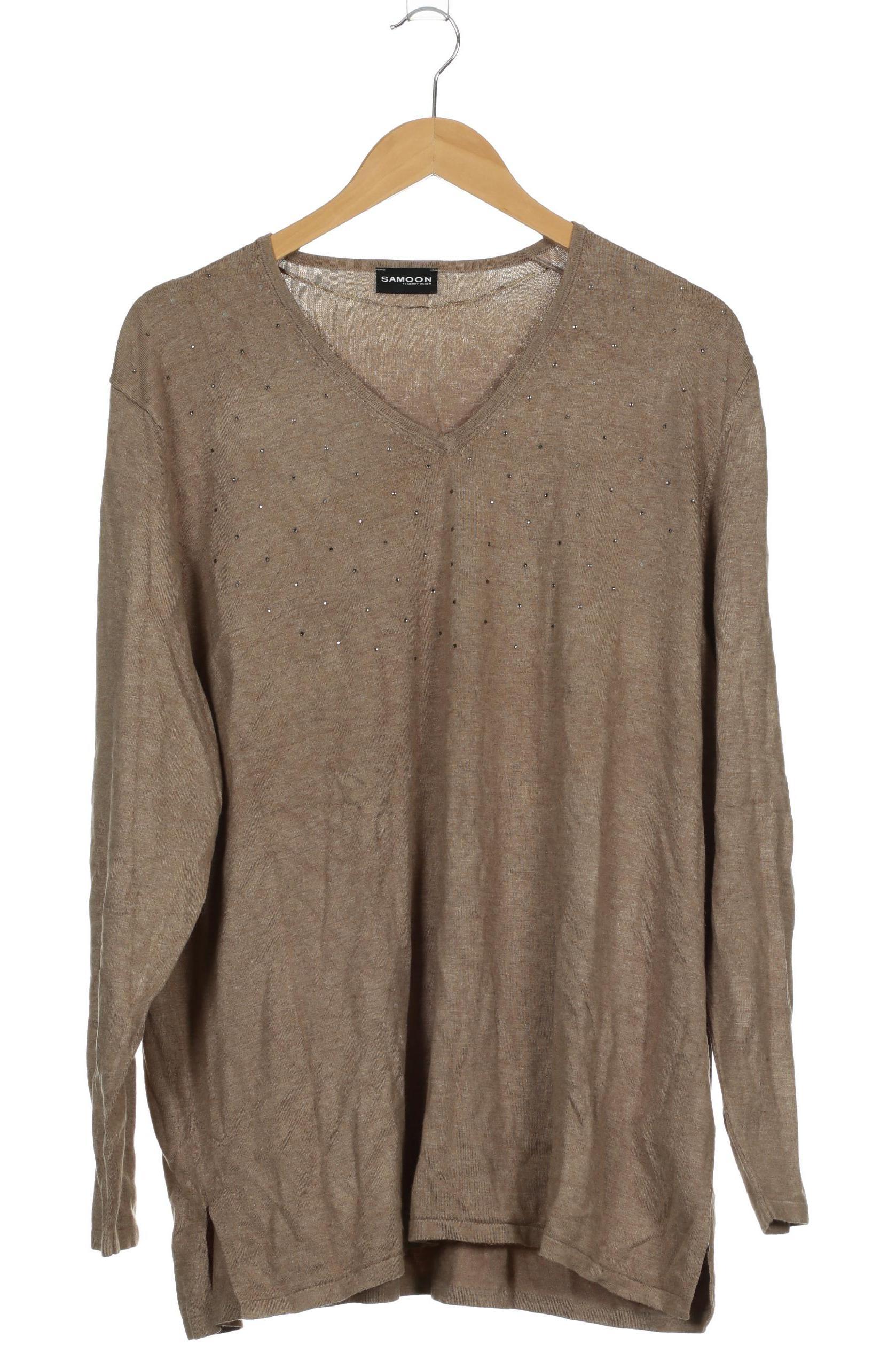 

Samoon by Gerry Weber Damen Pullover, braun, Gr. 52