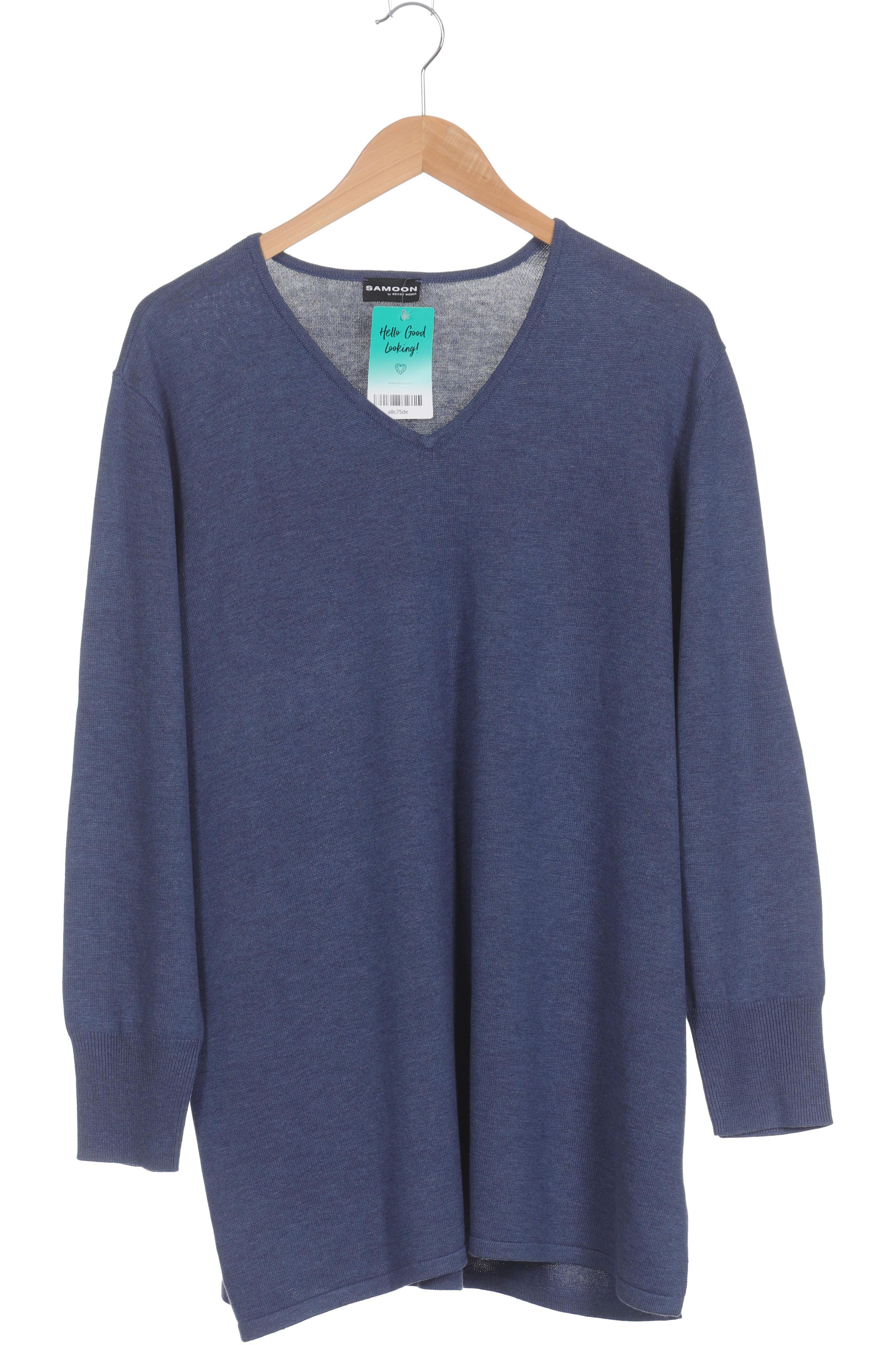 

Samoon by Gerry Weber Damen Pullover, blau, Gr. 52
