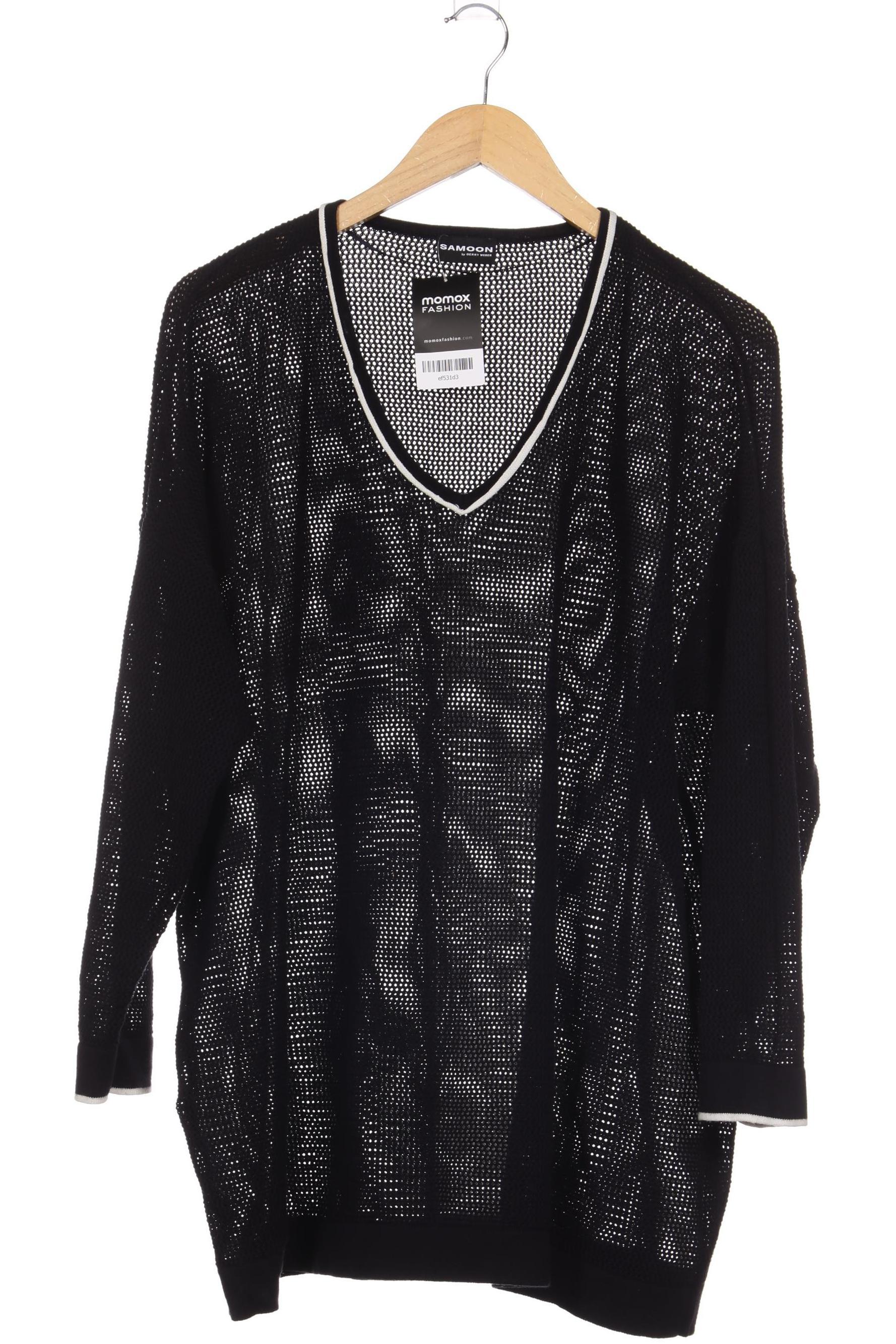 

Samoon by Gerry Weber Damen Pullover, schwarz, Gr. 52