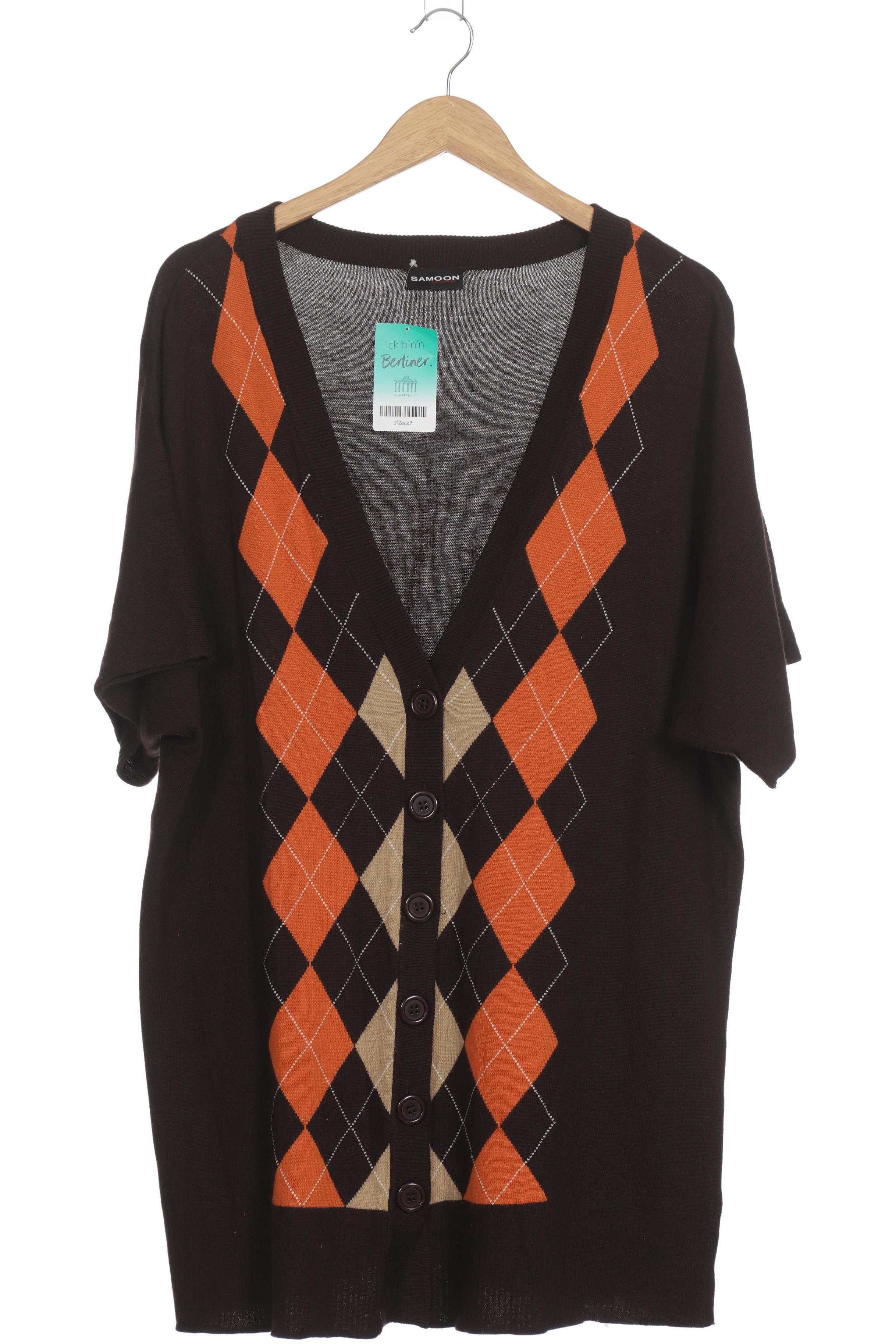 

Samoon by Gerry Weber Damen Strickjacke, braun, Gr. 50