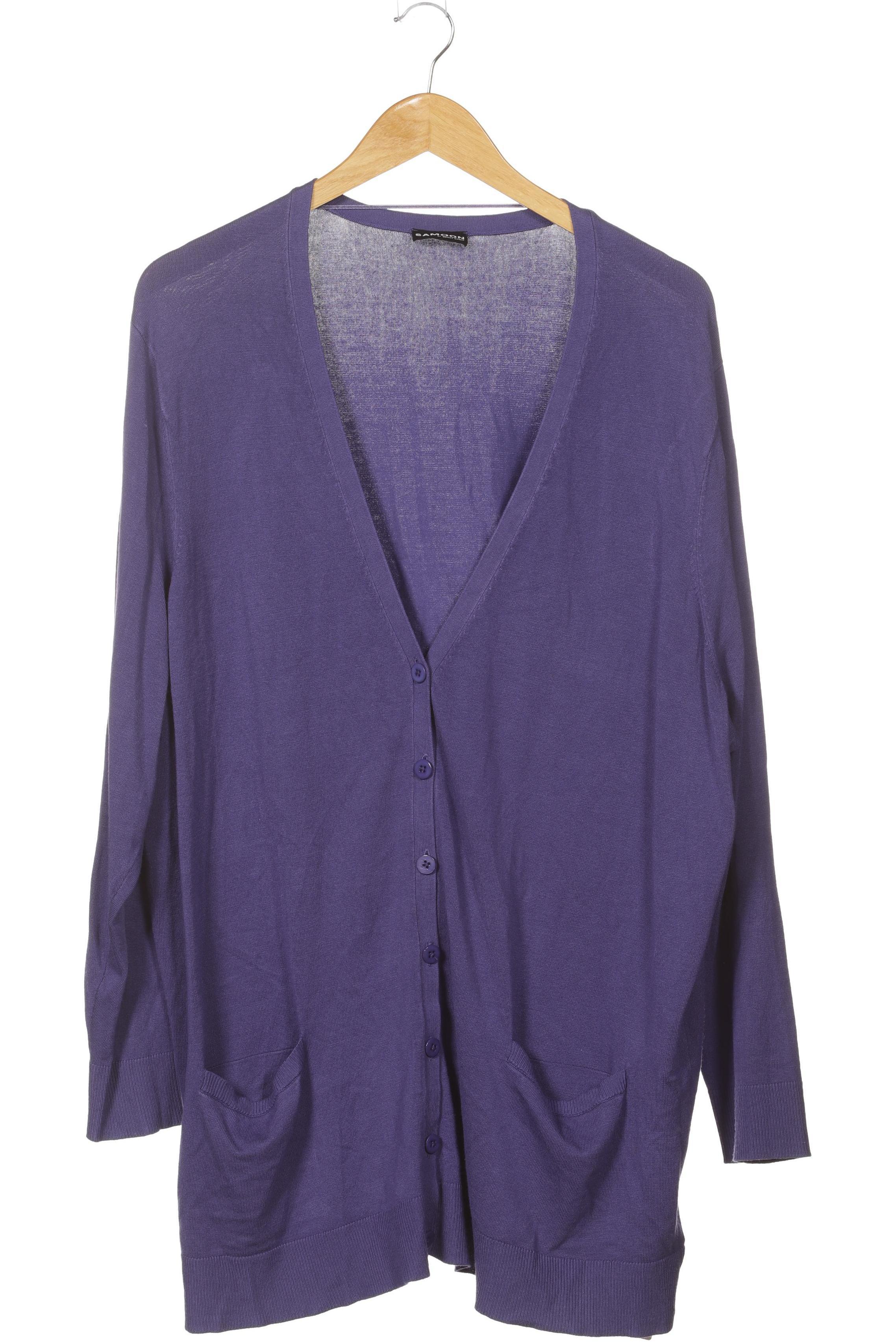 

Samoon by Gerry Weber Damen Strickjacke, lila, Gr. 50