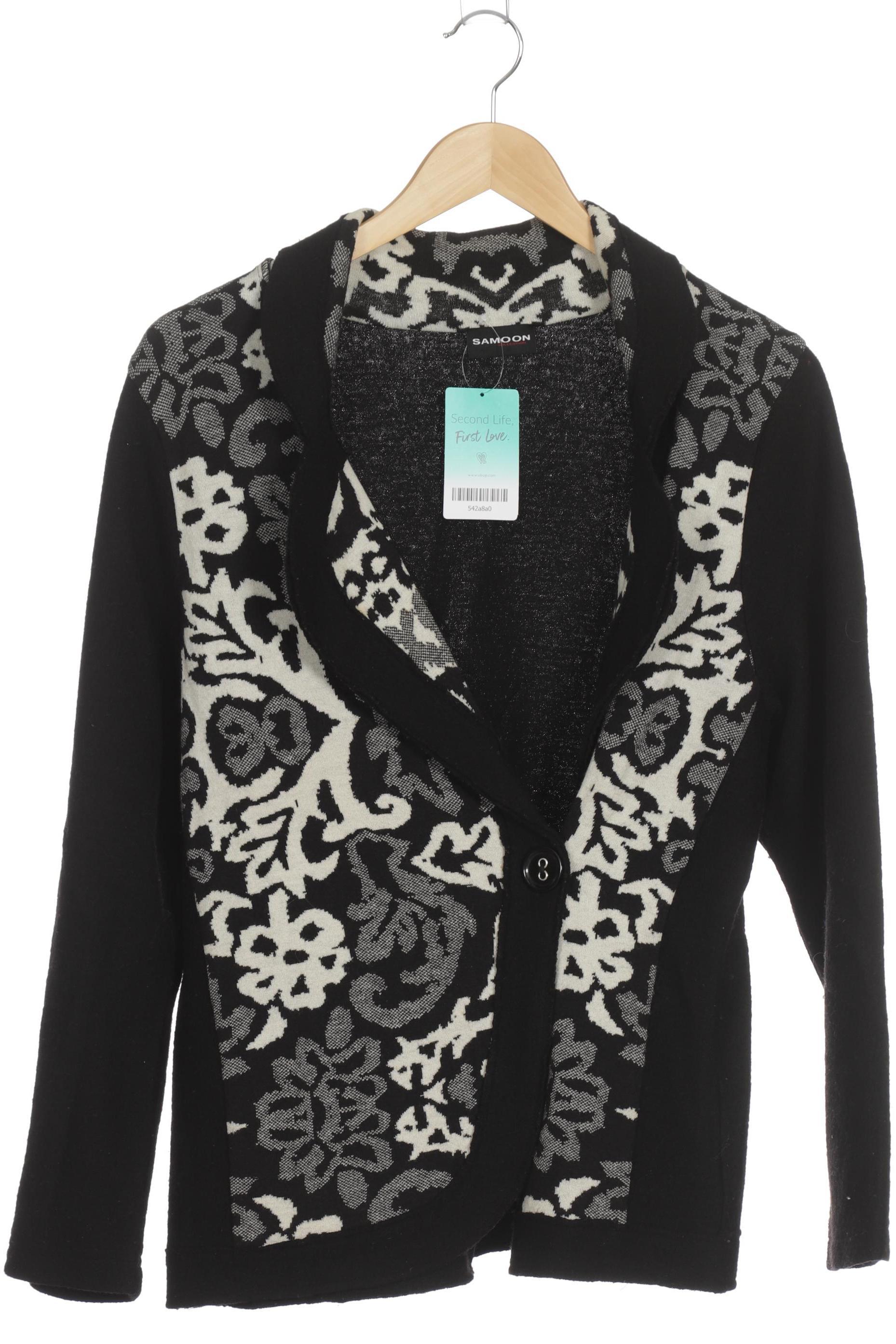 

Samoon by Gerry Weber Damen Strickjacke, schwarz, Gr.