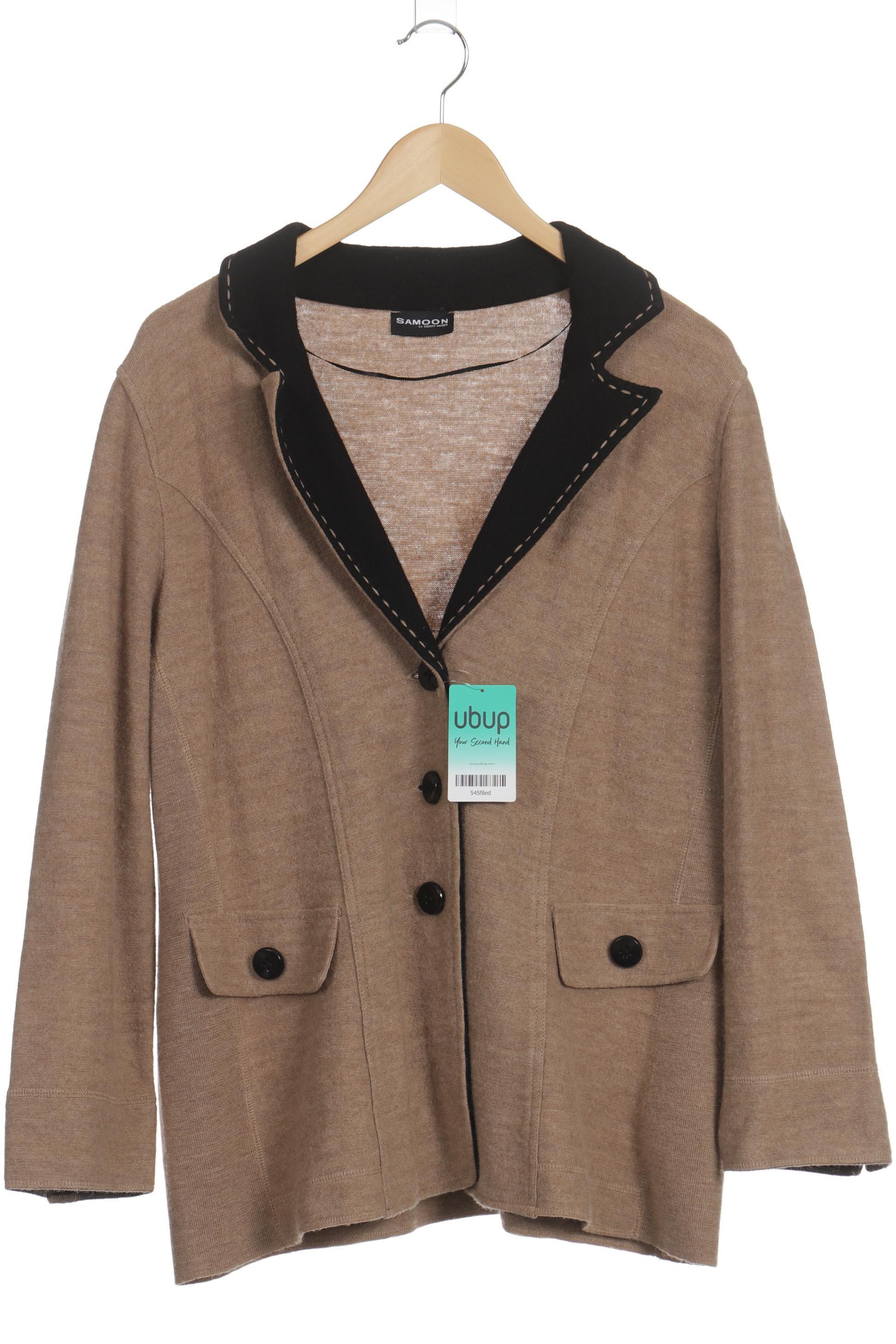 

Samoon by Gerry Weber Damen Strickjacke, beige, Gr. 46