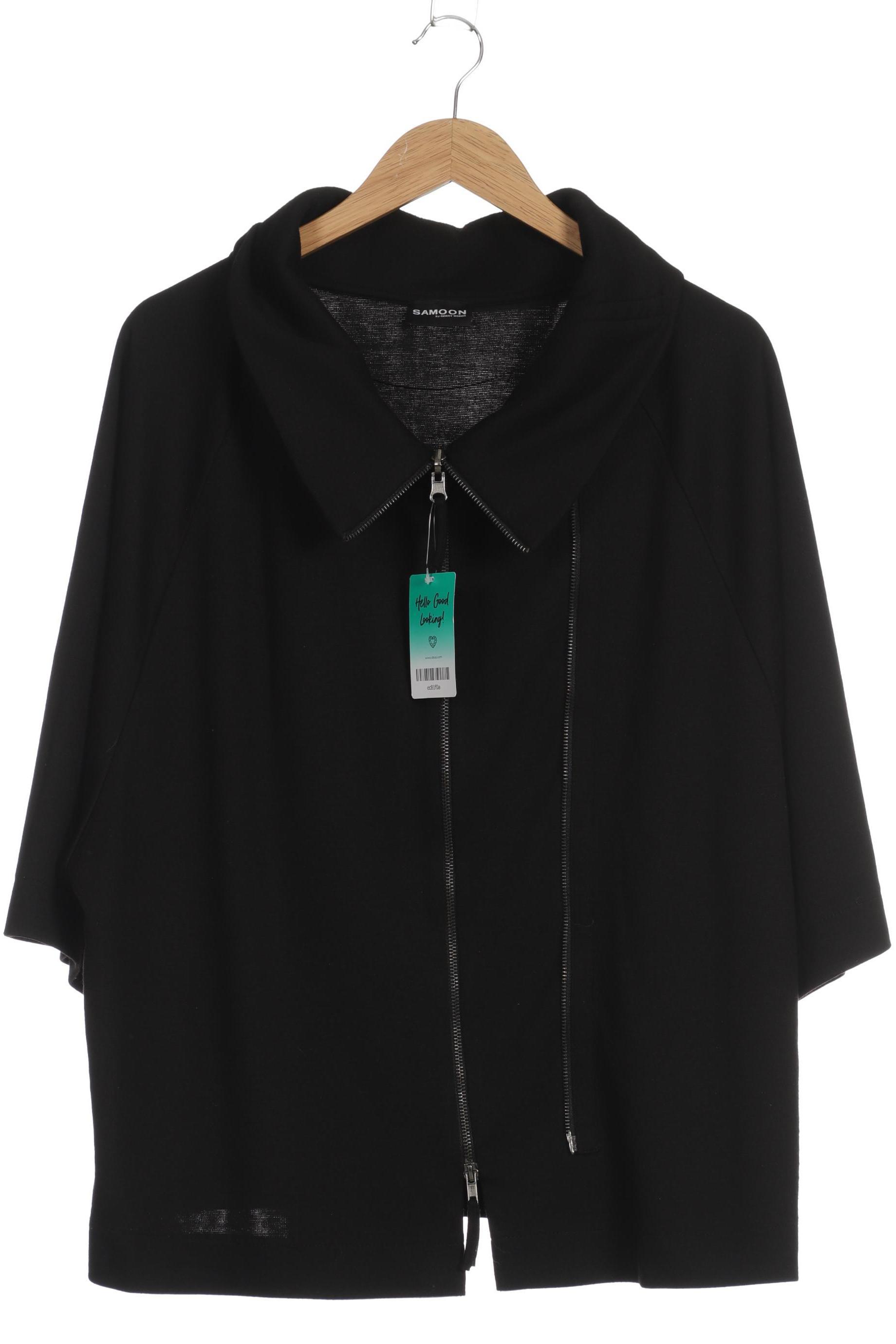

Samoon by Gerry Weber Damen Strickjacke, schwarz, Gr. 50