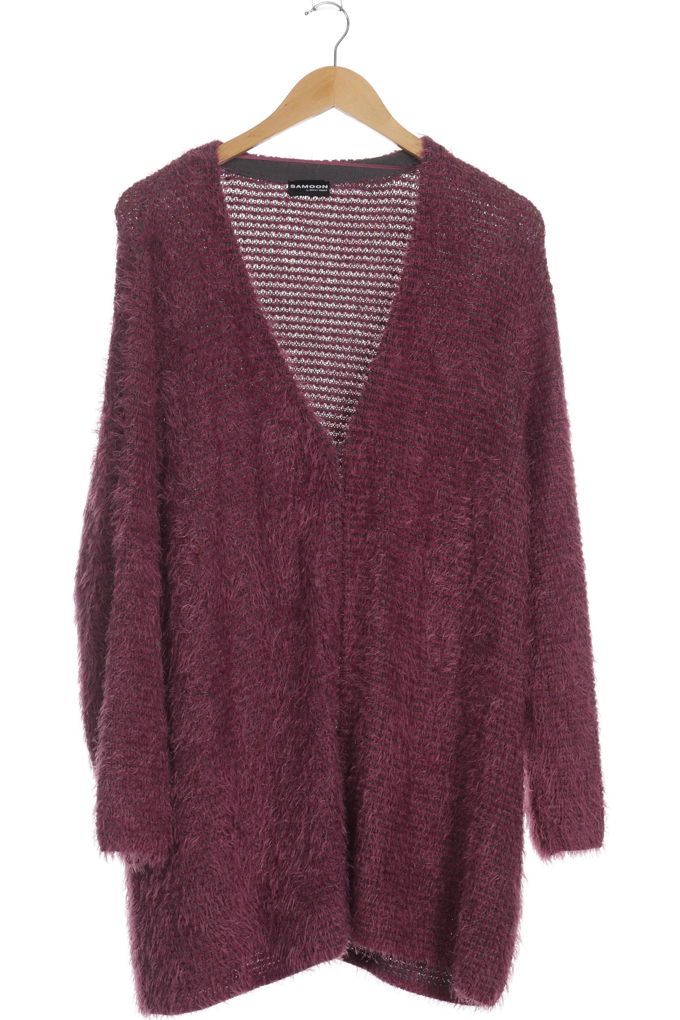 

Samoon by Gerry Weber Damen Strickjacke, lila, Gr. 52