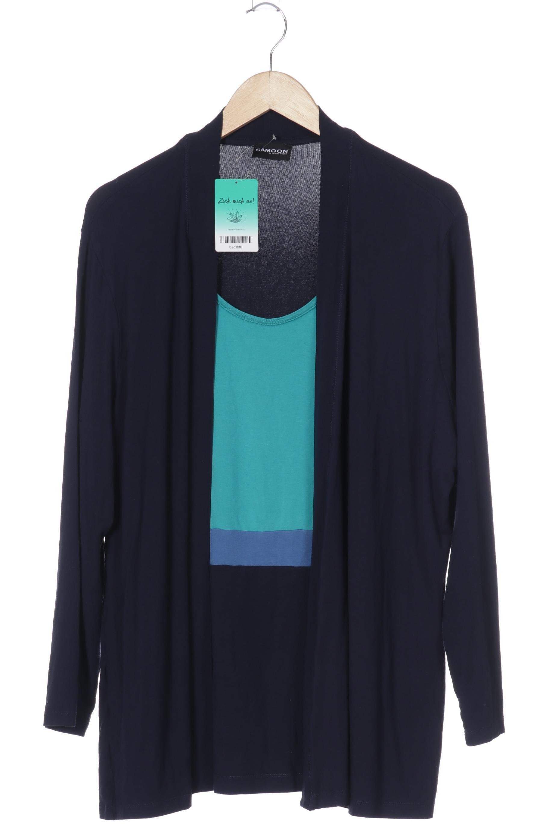 

Samoon by Gerry Weber Damen Strickjacke, blau, Gr. 50