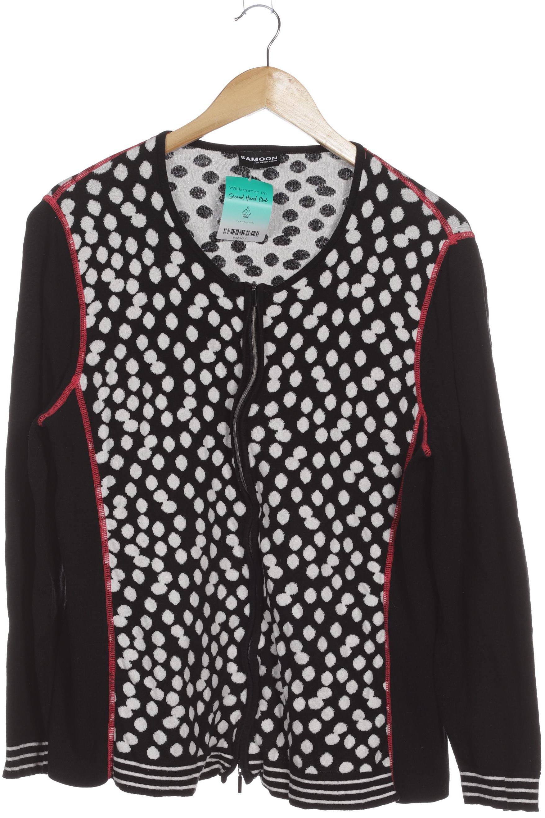 

Samoon by Gerry Weber Damen Strickjacke, schwarz, Gr. 46