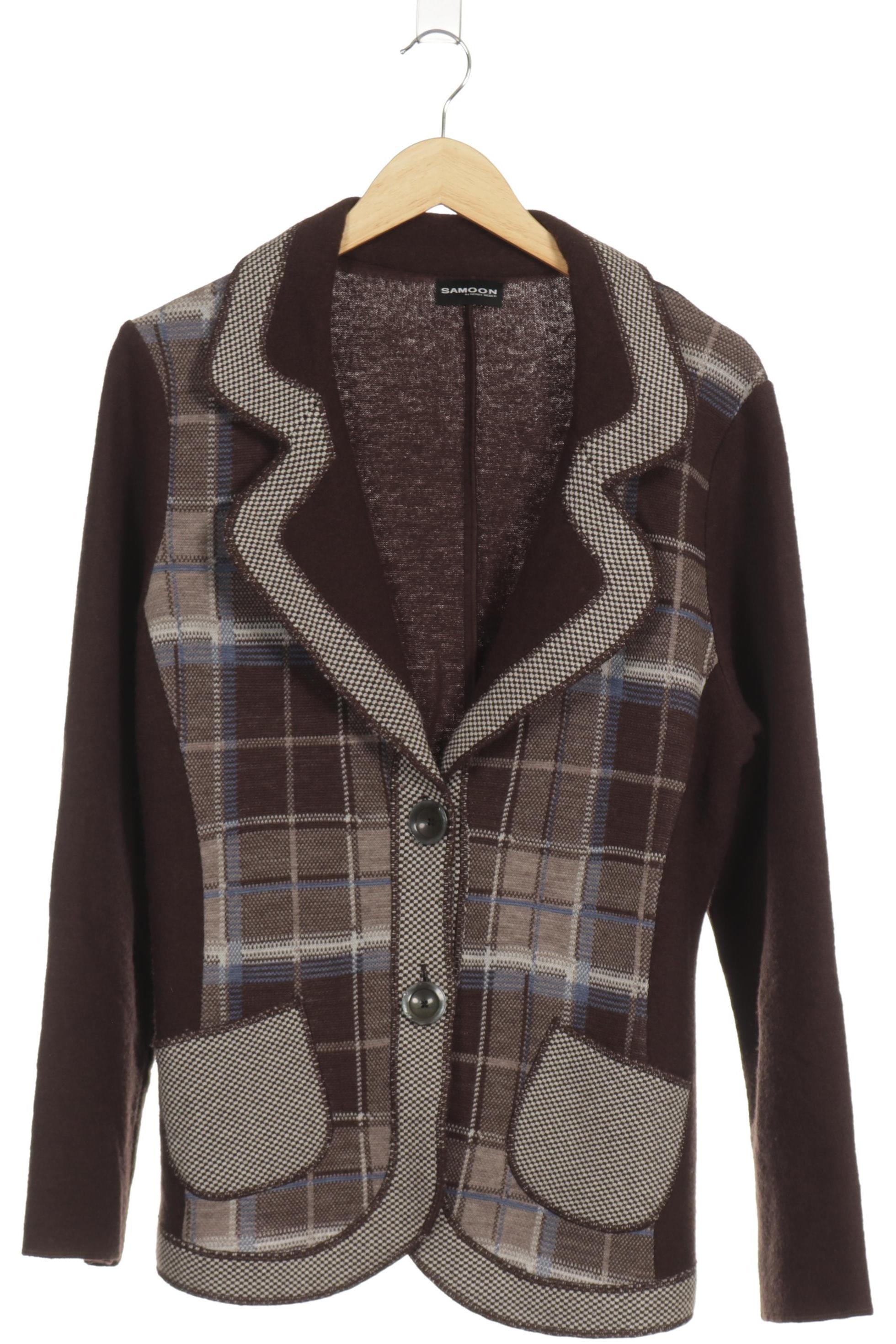 

Samoon by Gerry Weber Damen Strickjacke, braun, Gr. 42