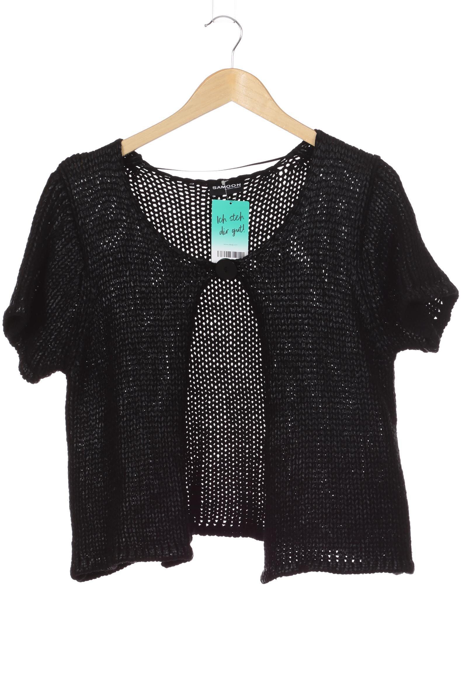 

Samoon by Gerry Weber Damen Strickjacke, schwarz, Gr. 44