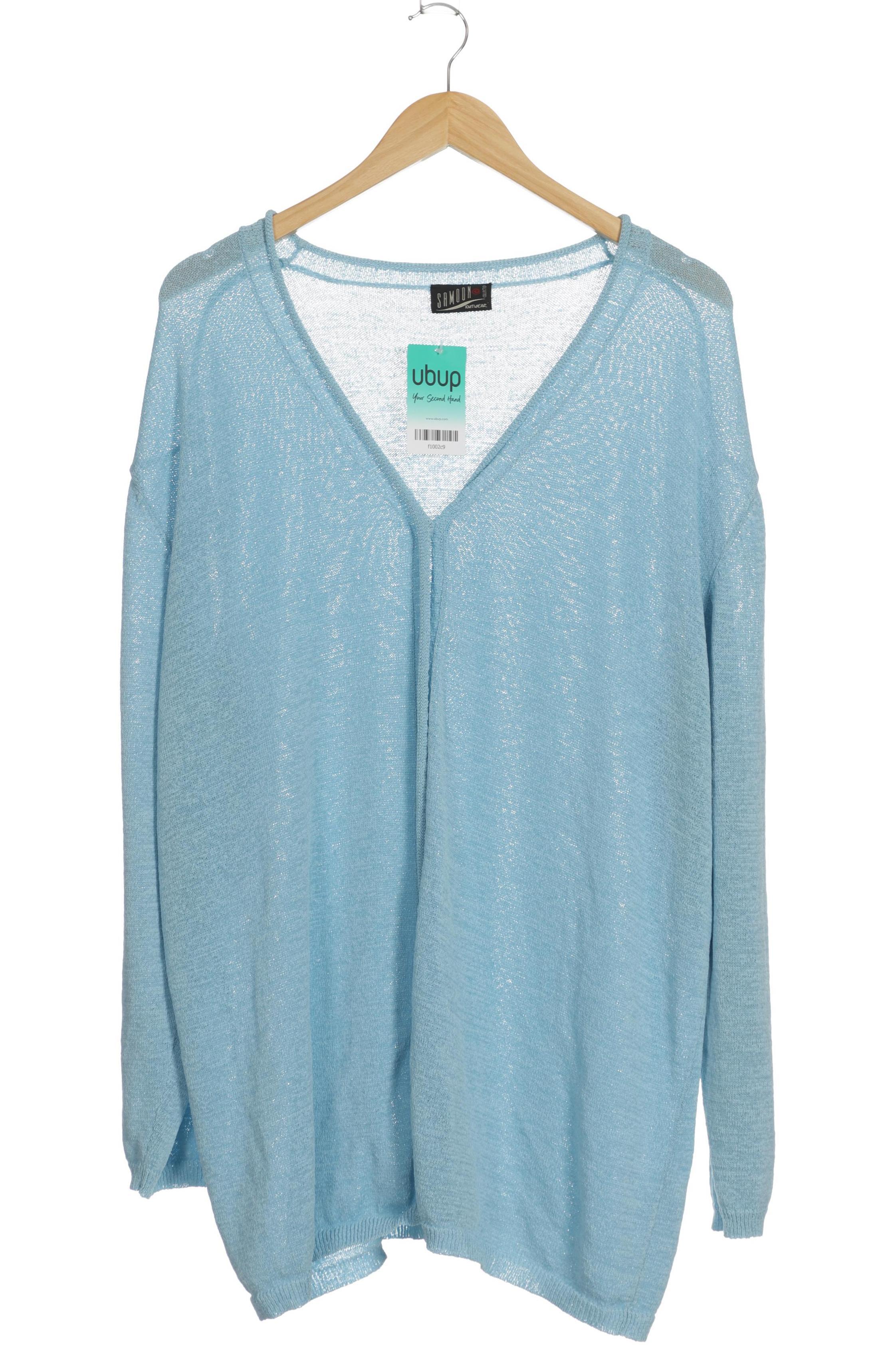 

Samoon by Gerry Weber Damen Strickjacke, blau, Gr. 52