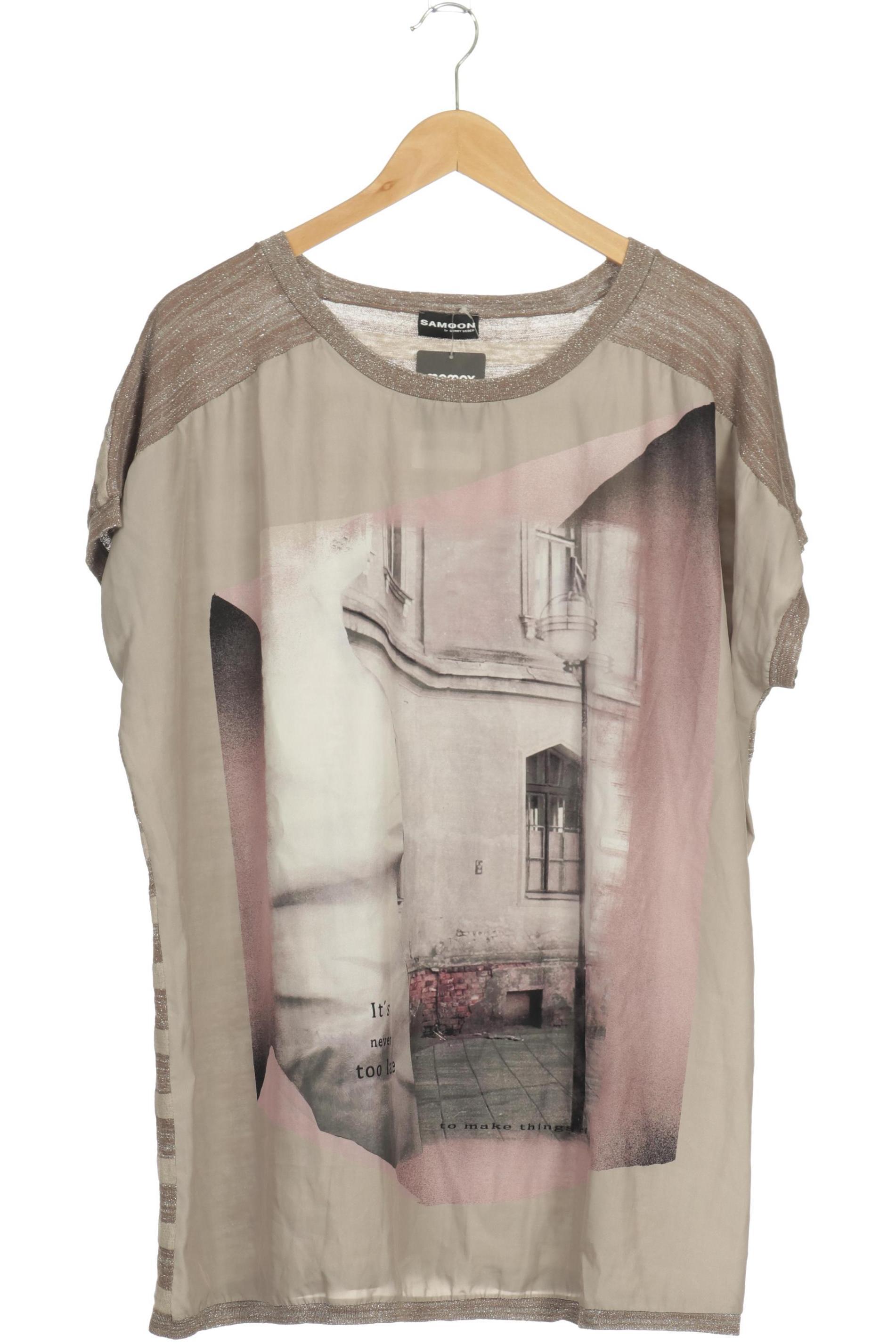 

Samoon by Gerry Weber Damen T-Shirt, braun, Gr. 50