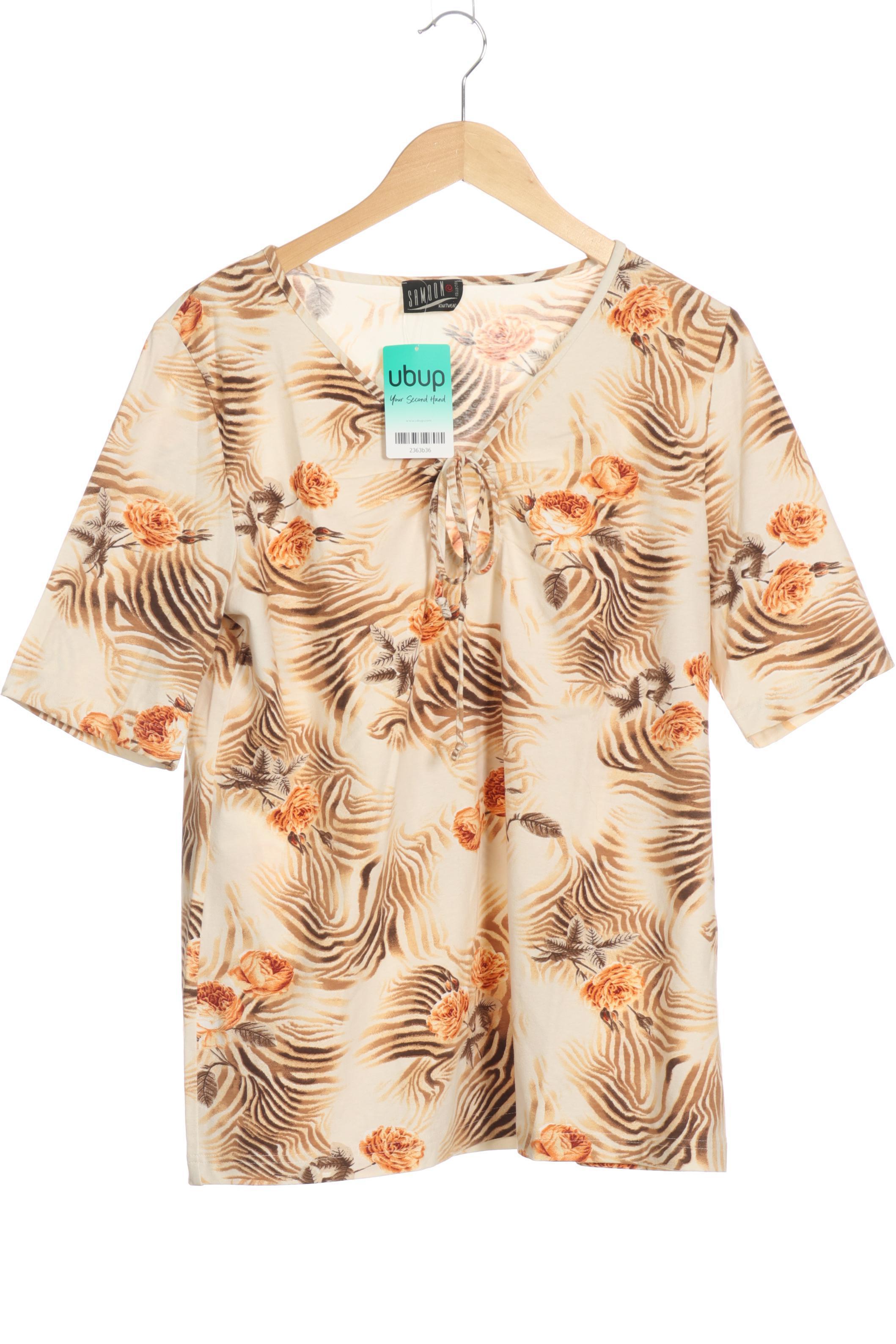 

Samoon by Gerry Weber Damen T-Shirt, beige, Gr. 42