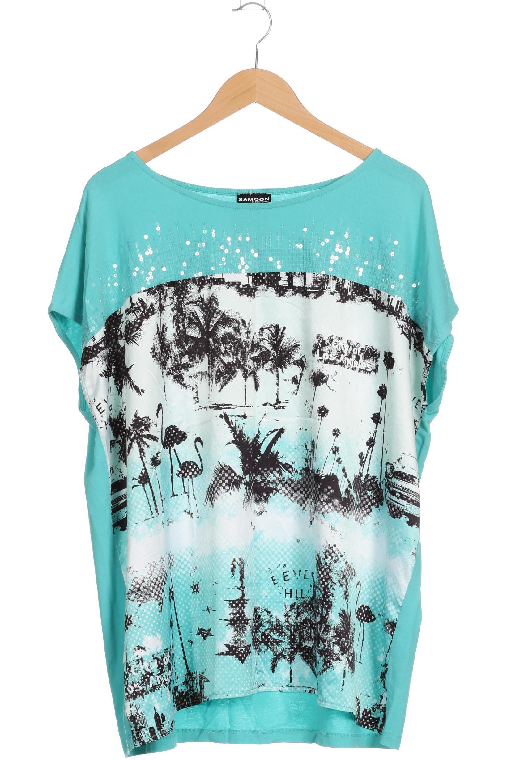 

Samoon by Gerry Weber Damen T-Shirt, türkis, Gr.