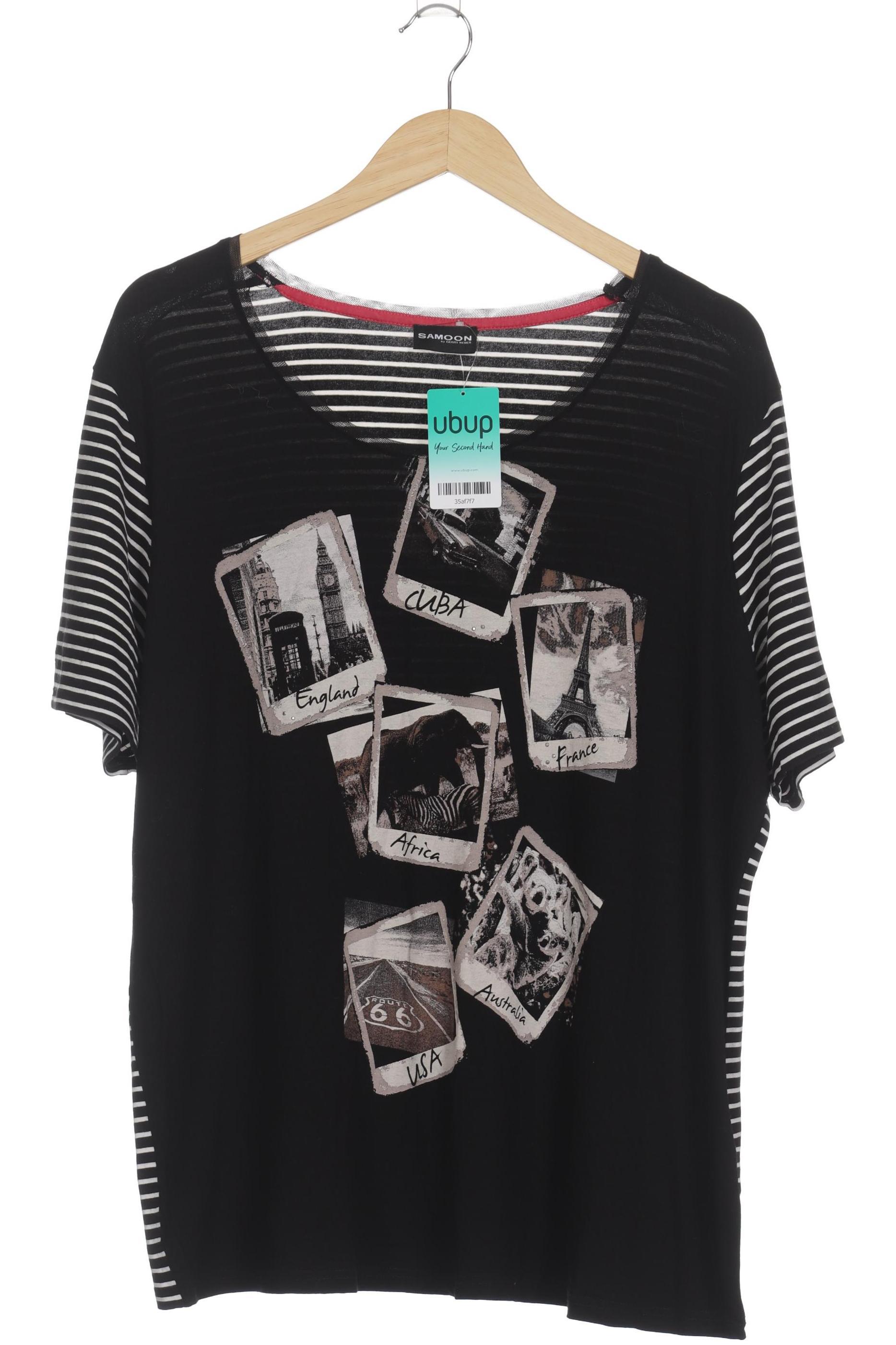 

Samoon by Gerry Weber Damen T-Shirt, schwarz, Gr.