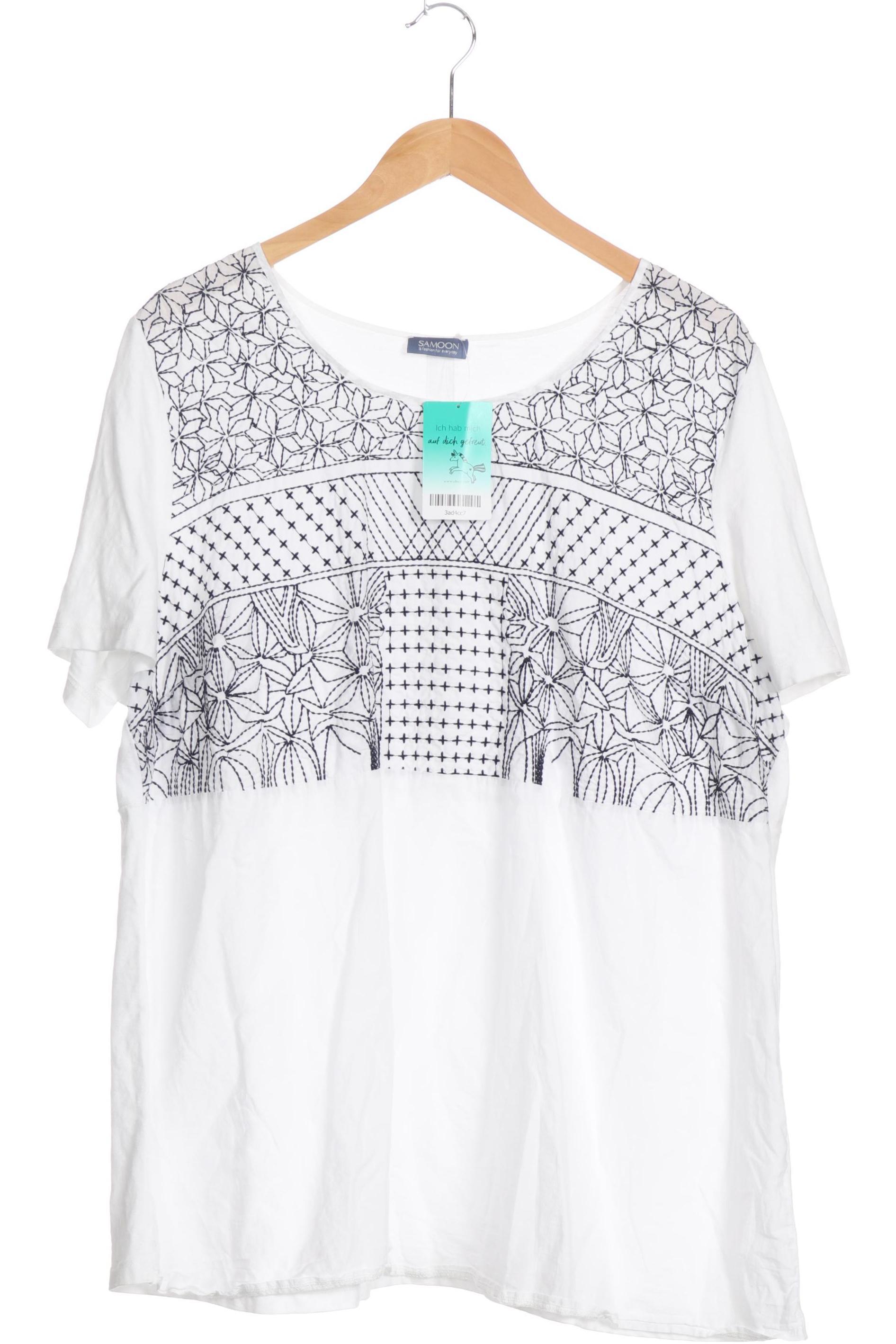 

Samoon by Gerry Weber Damen T-Shirt, weiß, Gr.