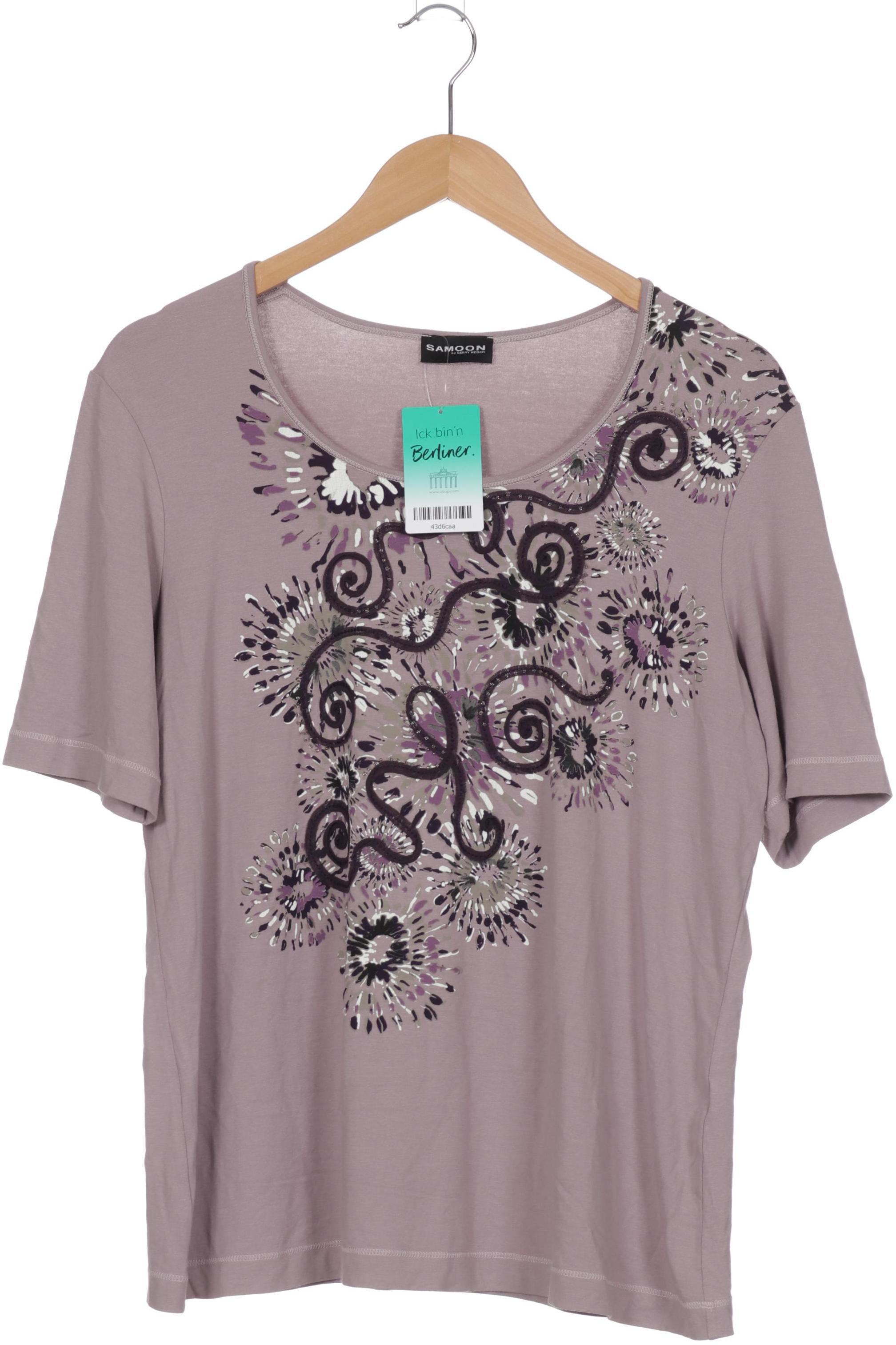 

Samoon by Gerry Weber Damen T-Shirt, lila, Gr.