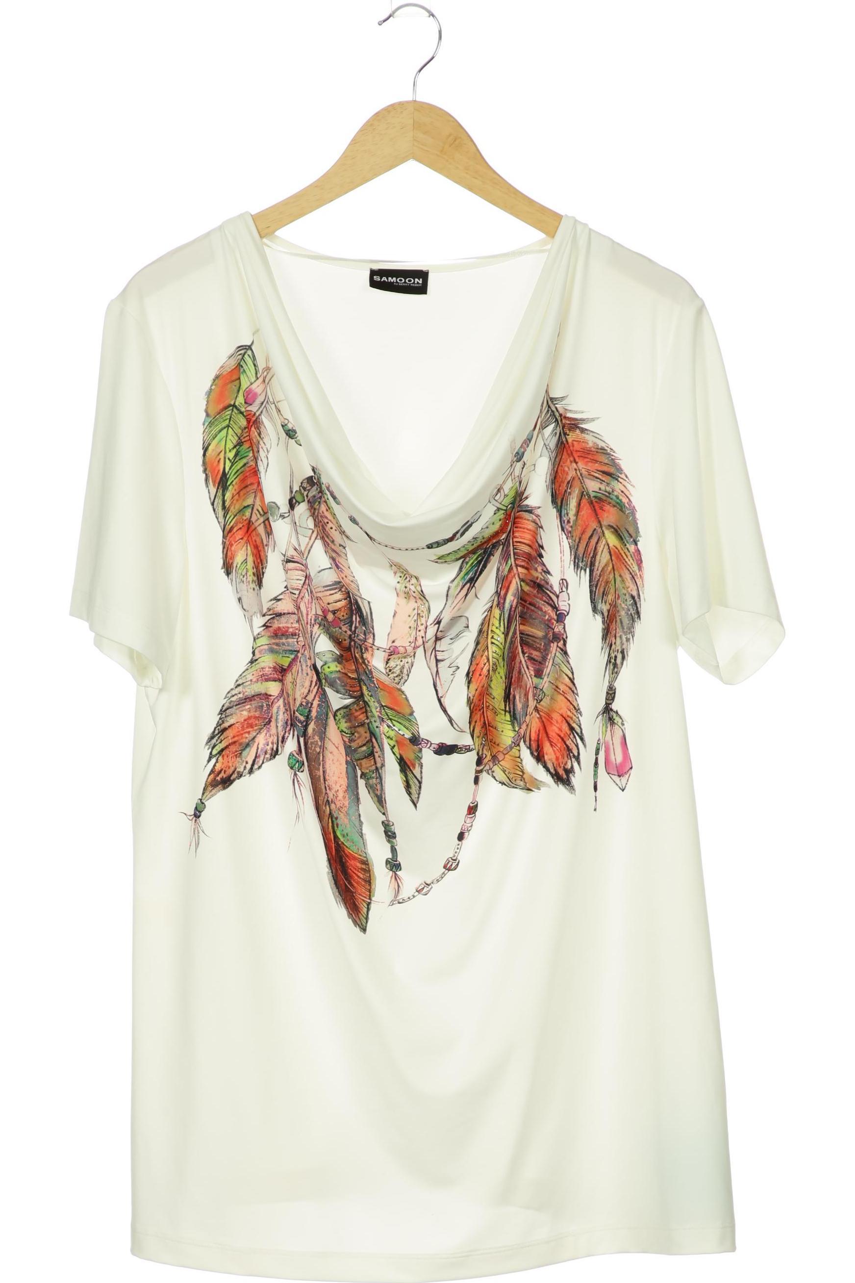 

Samoon by Gerry Weber Damen T-Shirt, weiß, Gr.