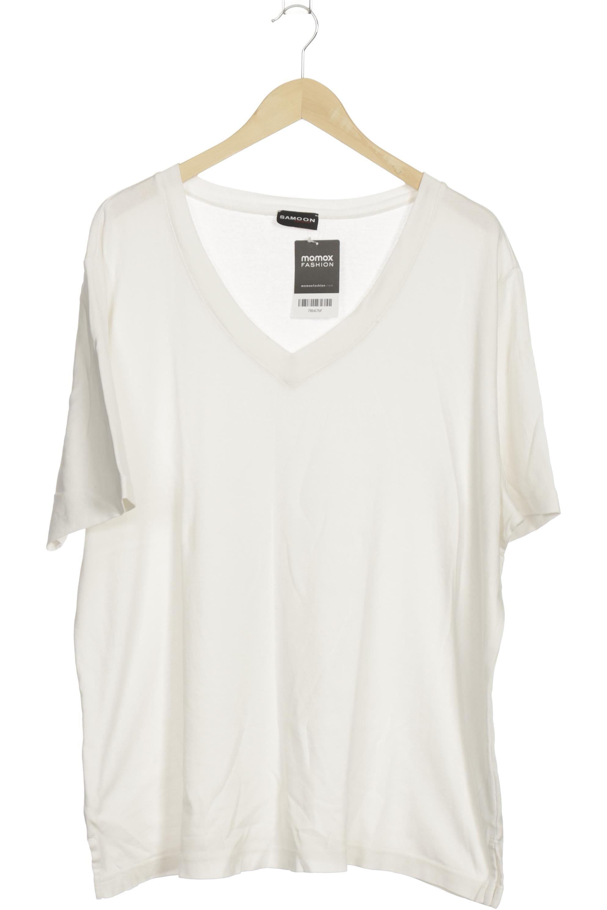 

Samoon by Gerry Weber Damen T-Shirt, weiß, Gr. 54