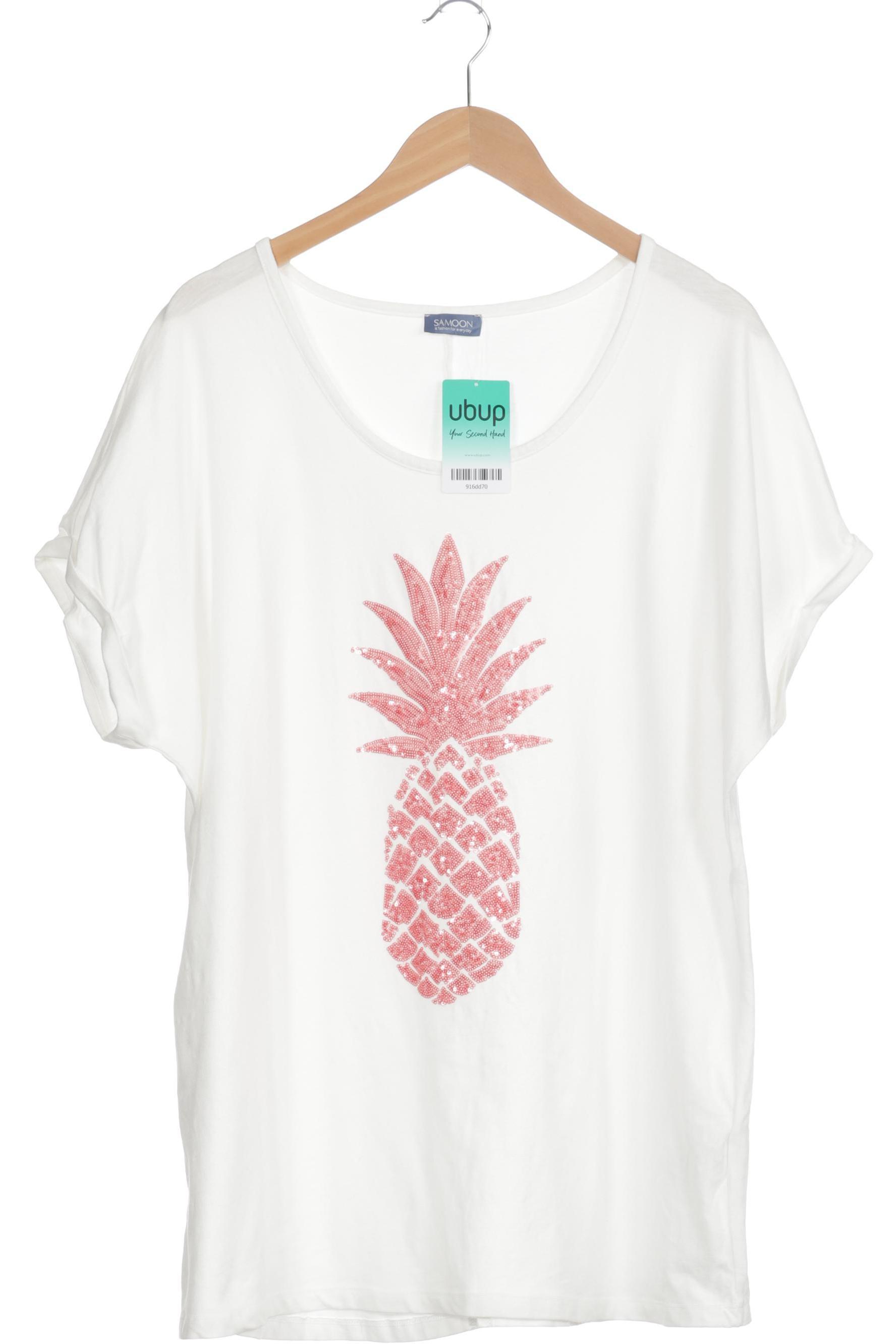 

Samoon by Gerry Weber Damen T-Shirt, weiß, Gr. 50