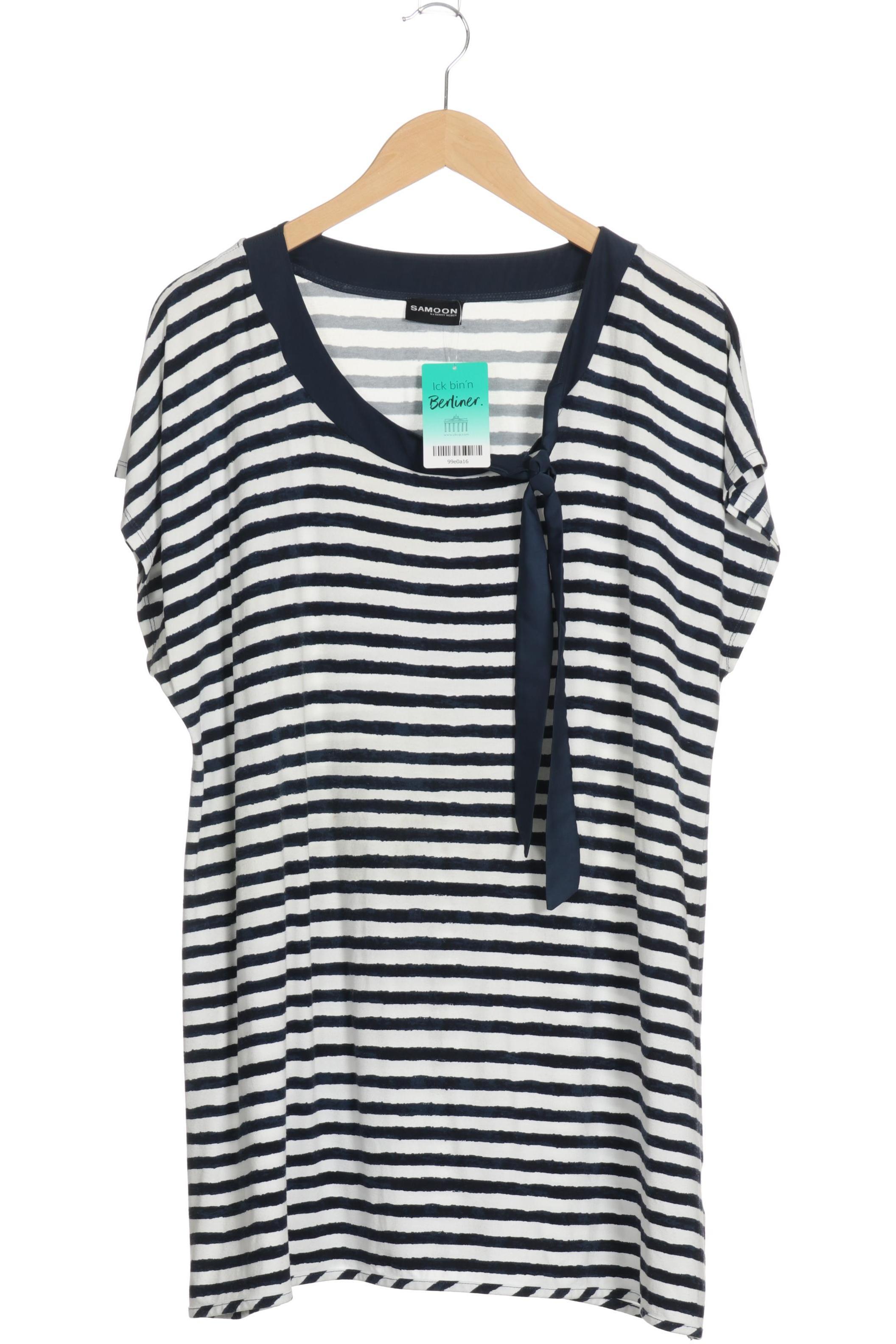 

Samoon by Gerry Weber Damen T-Shirt, weiß, Gr. 46