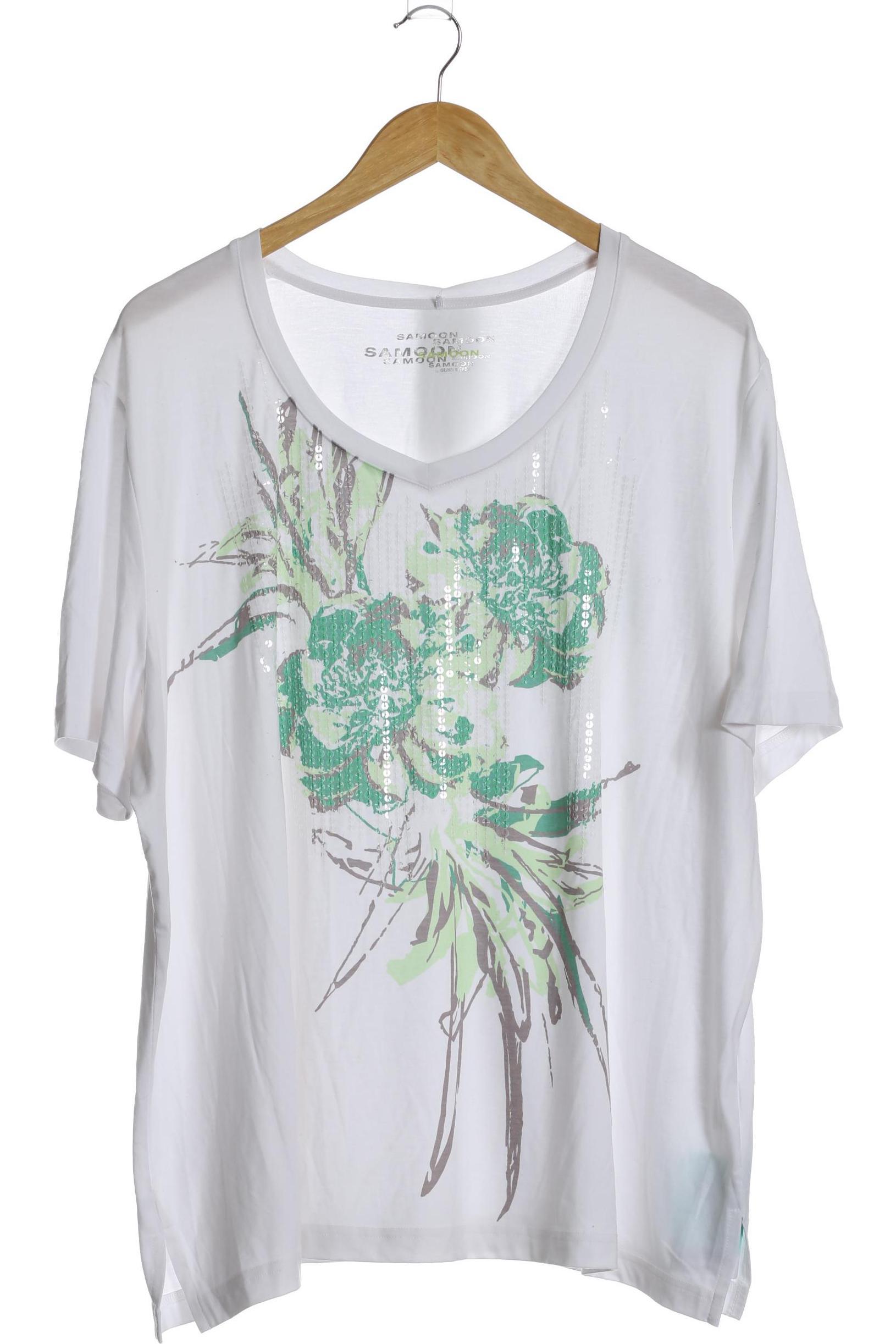 

Samoon by Gerry Weber Damen T-Shirt, weiß, Gr.