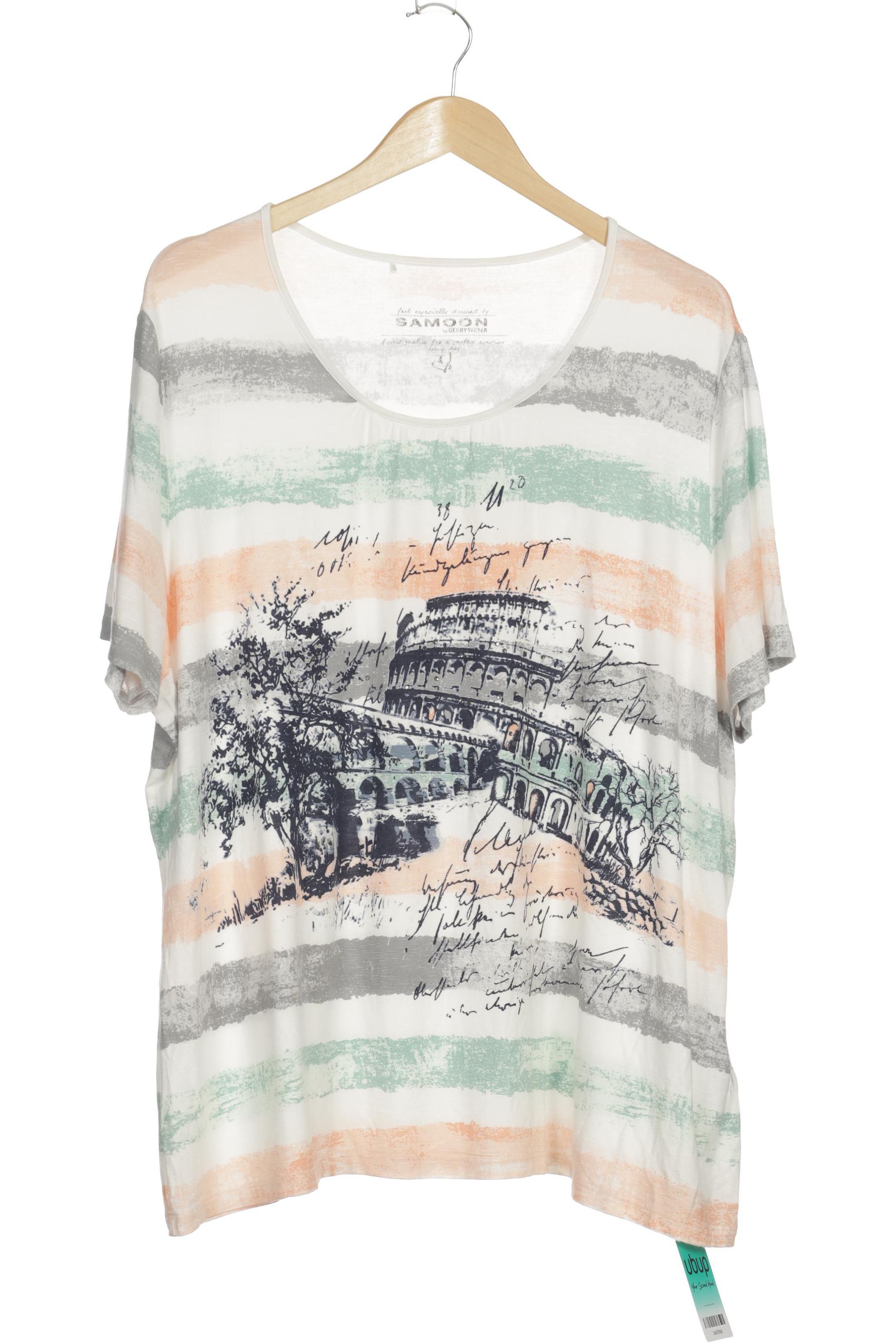 

Samoon by Gerry Weber Damen T-Shirt, mehrfarbig, Gr. 52