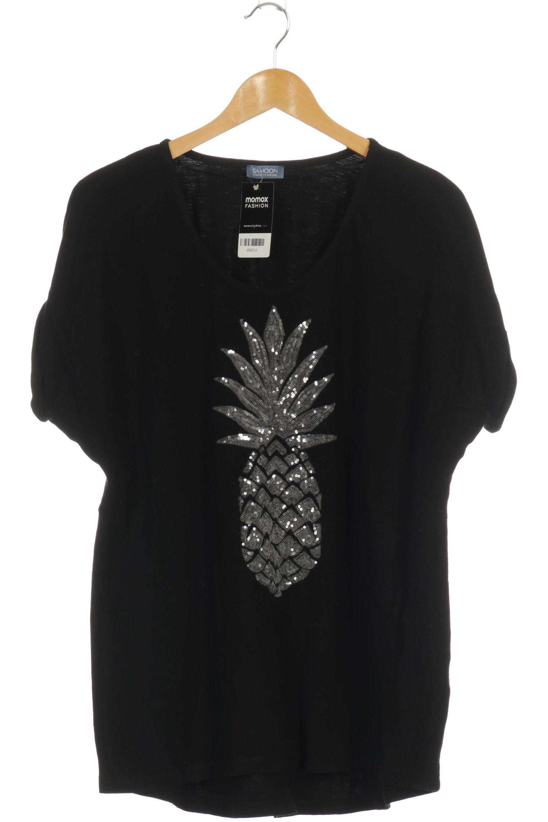 

Samoon by Gerry Weber Damen T-Shirt, schwarz, Gr. 48