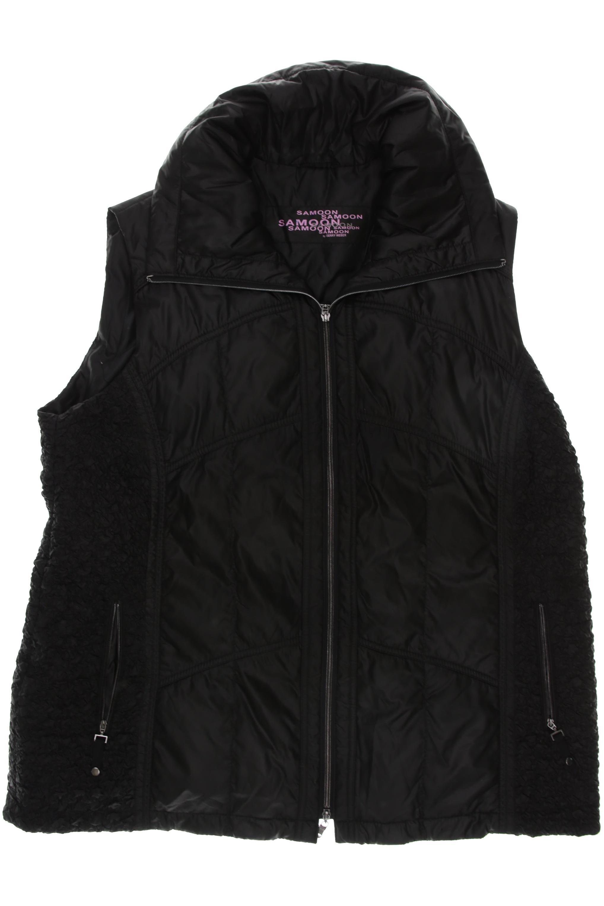 

Samoon by Gerry Weber Damen Weste, schwarz, Gr. 50