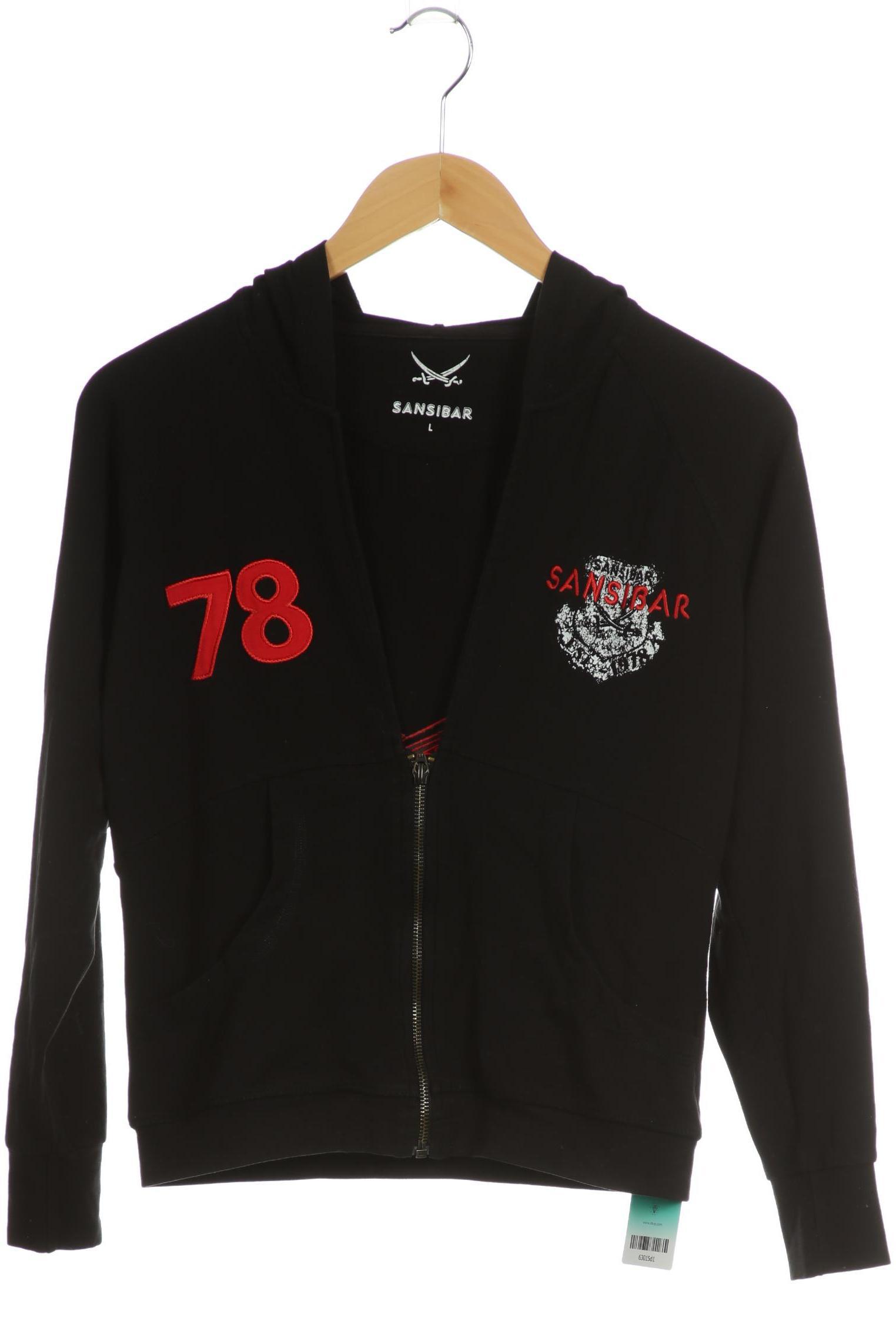 

Sansibar Damen Kapuzenpullover, schwarz, Gr.