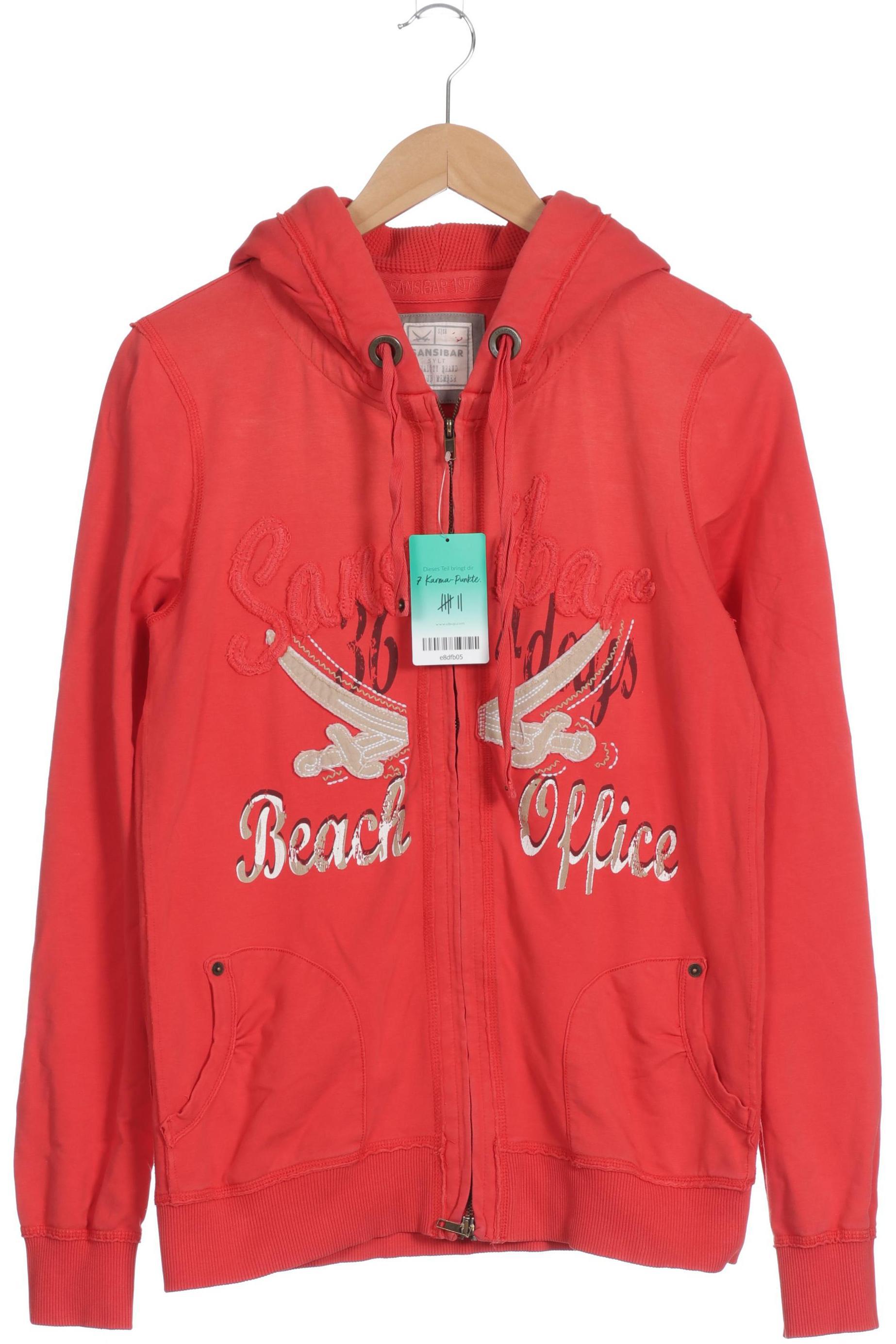 

Sansibar Damen Kapuzenpullover, rot, Gr.