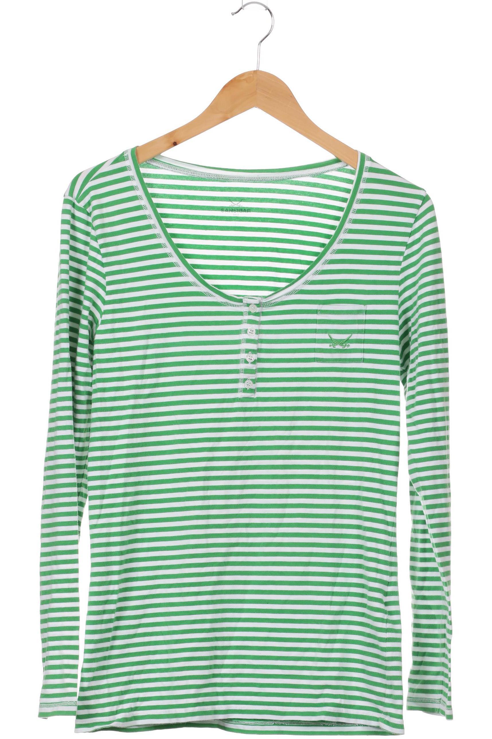 

Sansibar Damen Langarmshirt, grün, Gr.