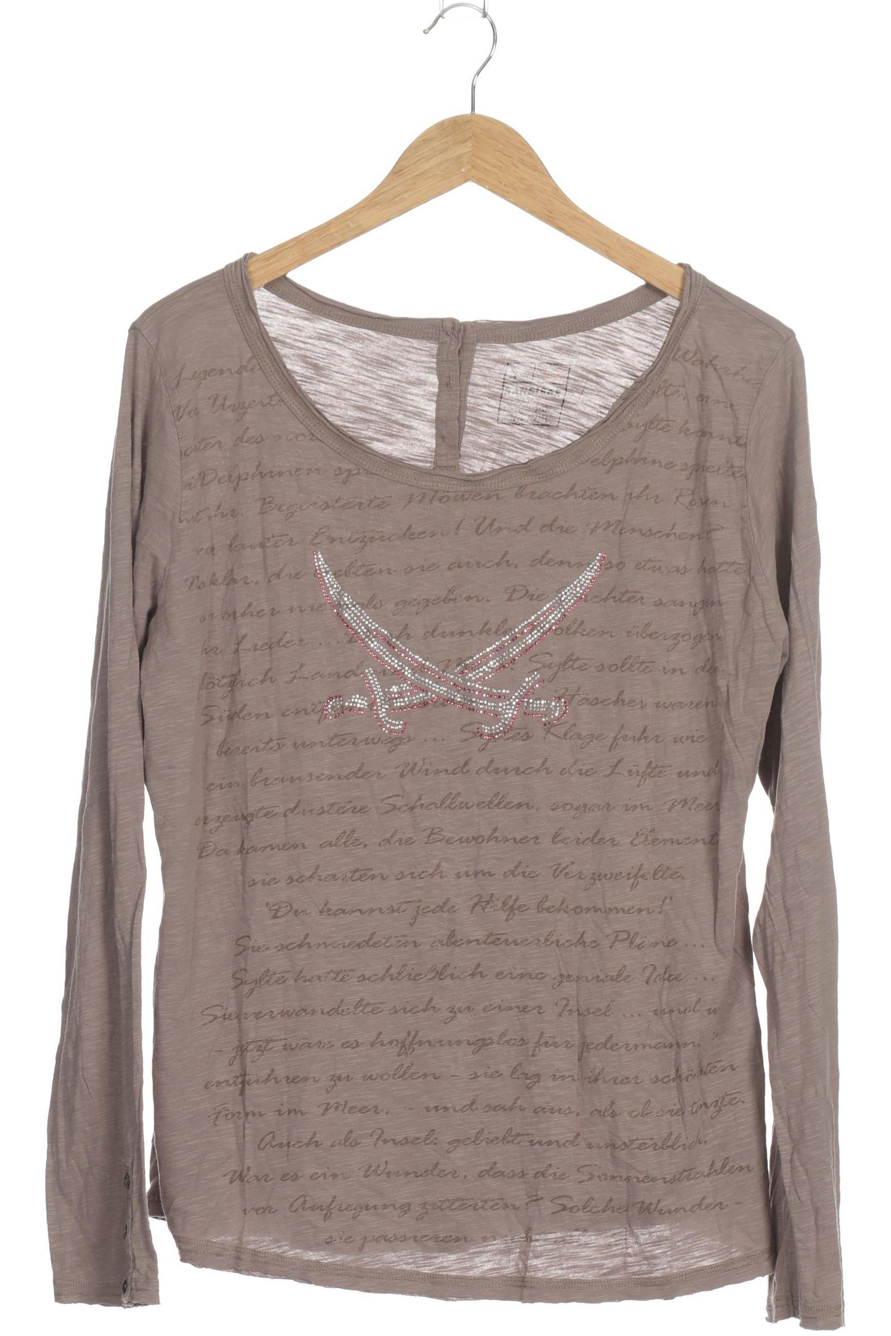 

Sansibar Damen Langarmshirt, braun, Gr.
