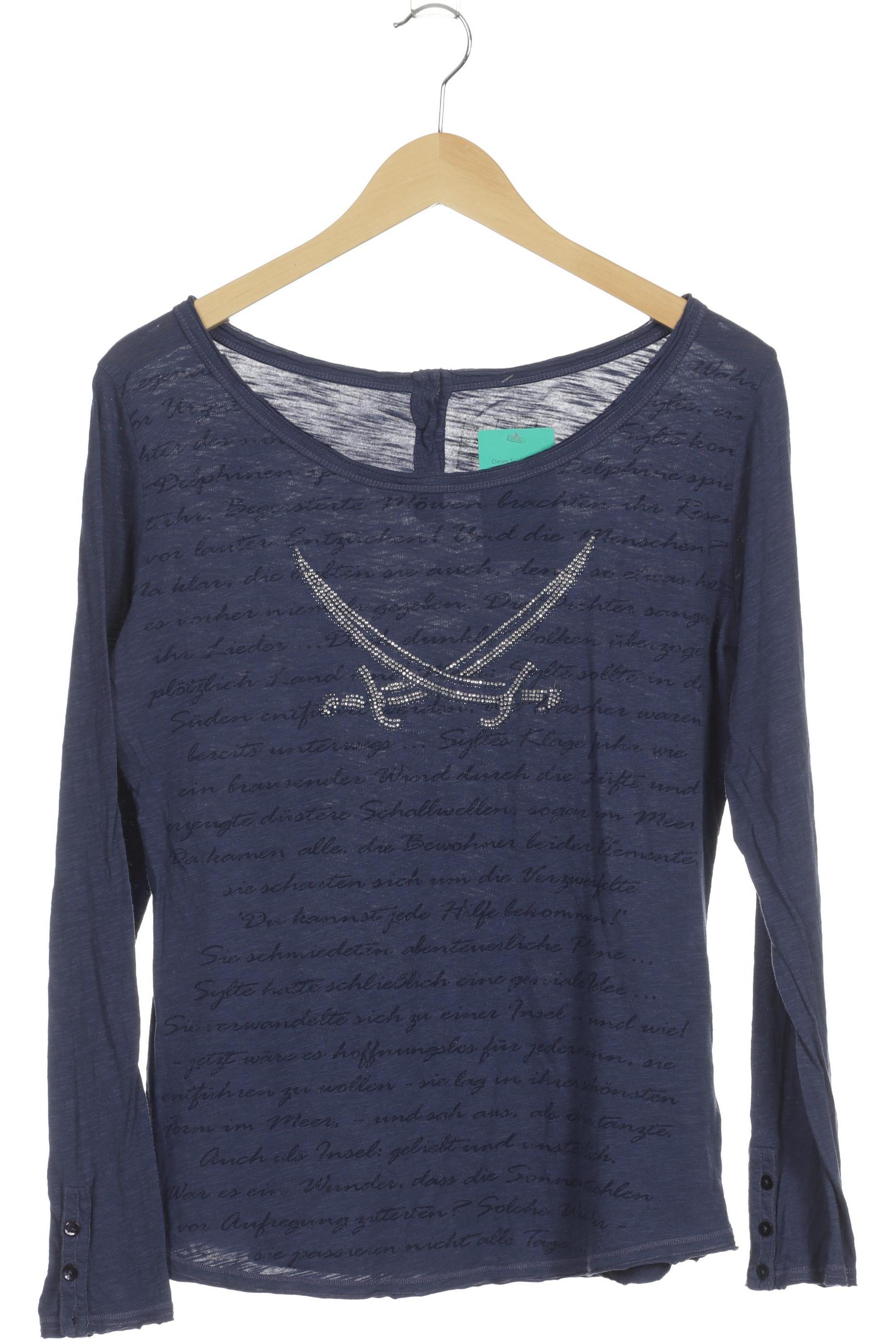 

Sansibar Damen Langarmshirt, blau, Gr.