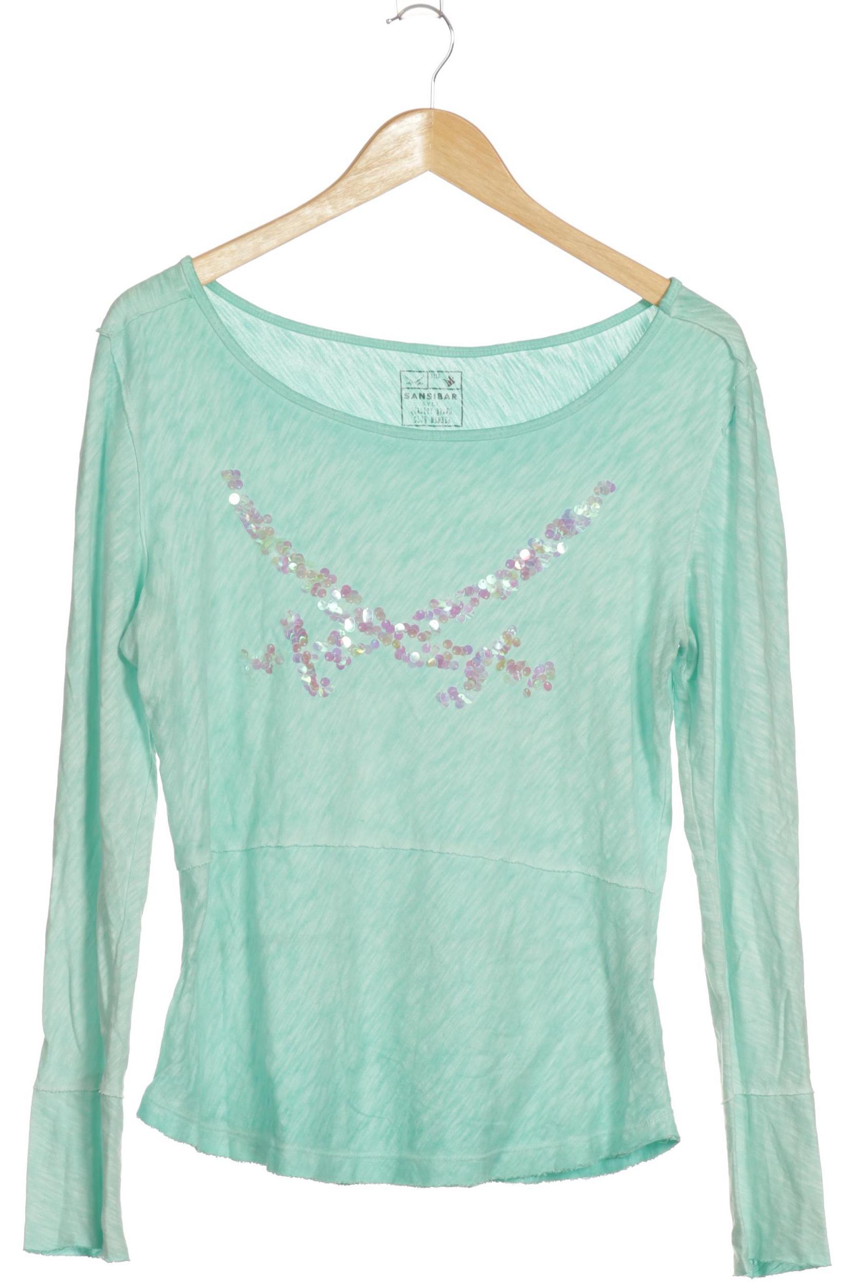 

Sansibar Damen Langarmshirt, türkis, Gr.