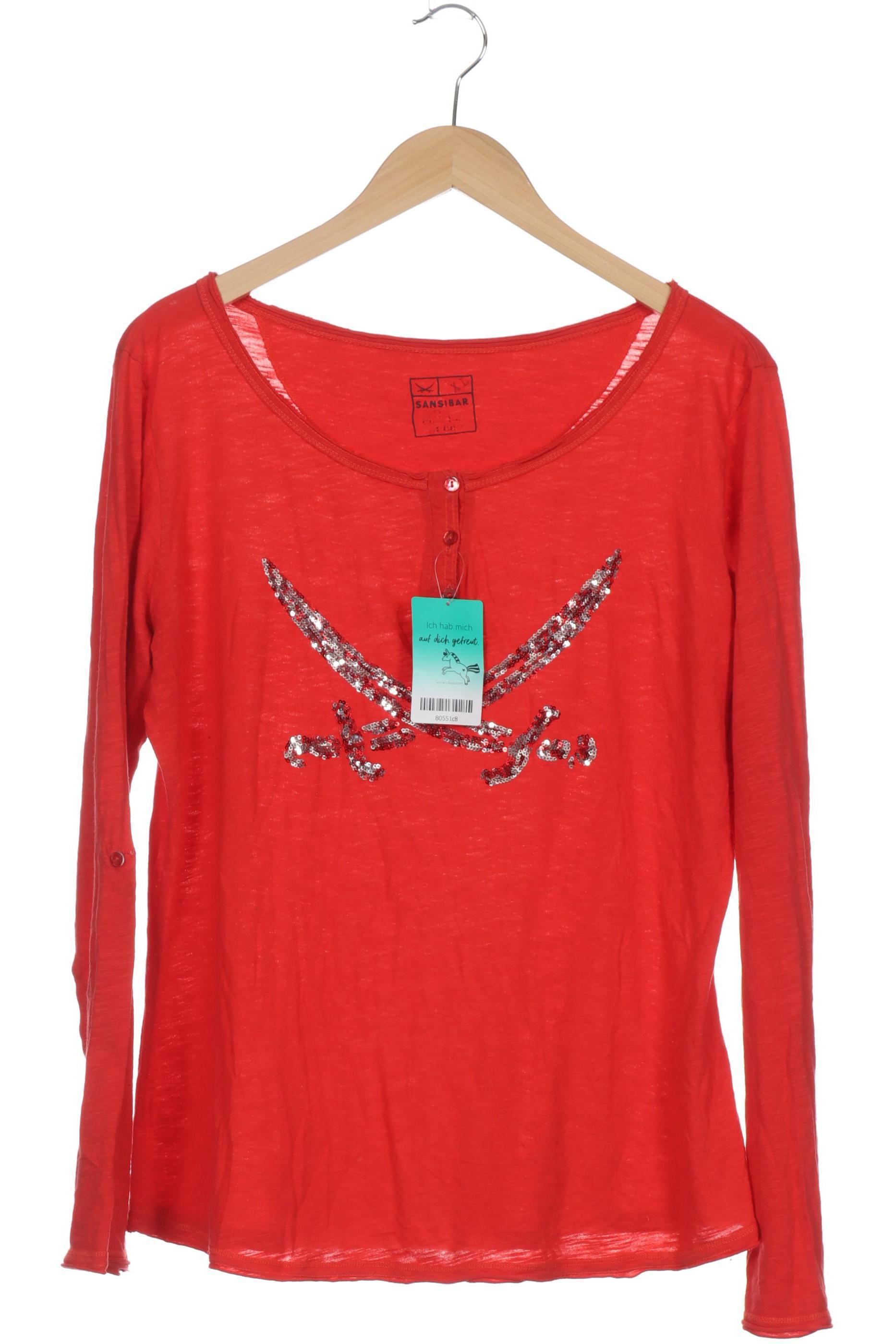

Sansibar Damen Langarmshirt, rot, Gr.