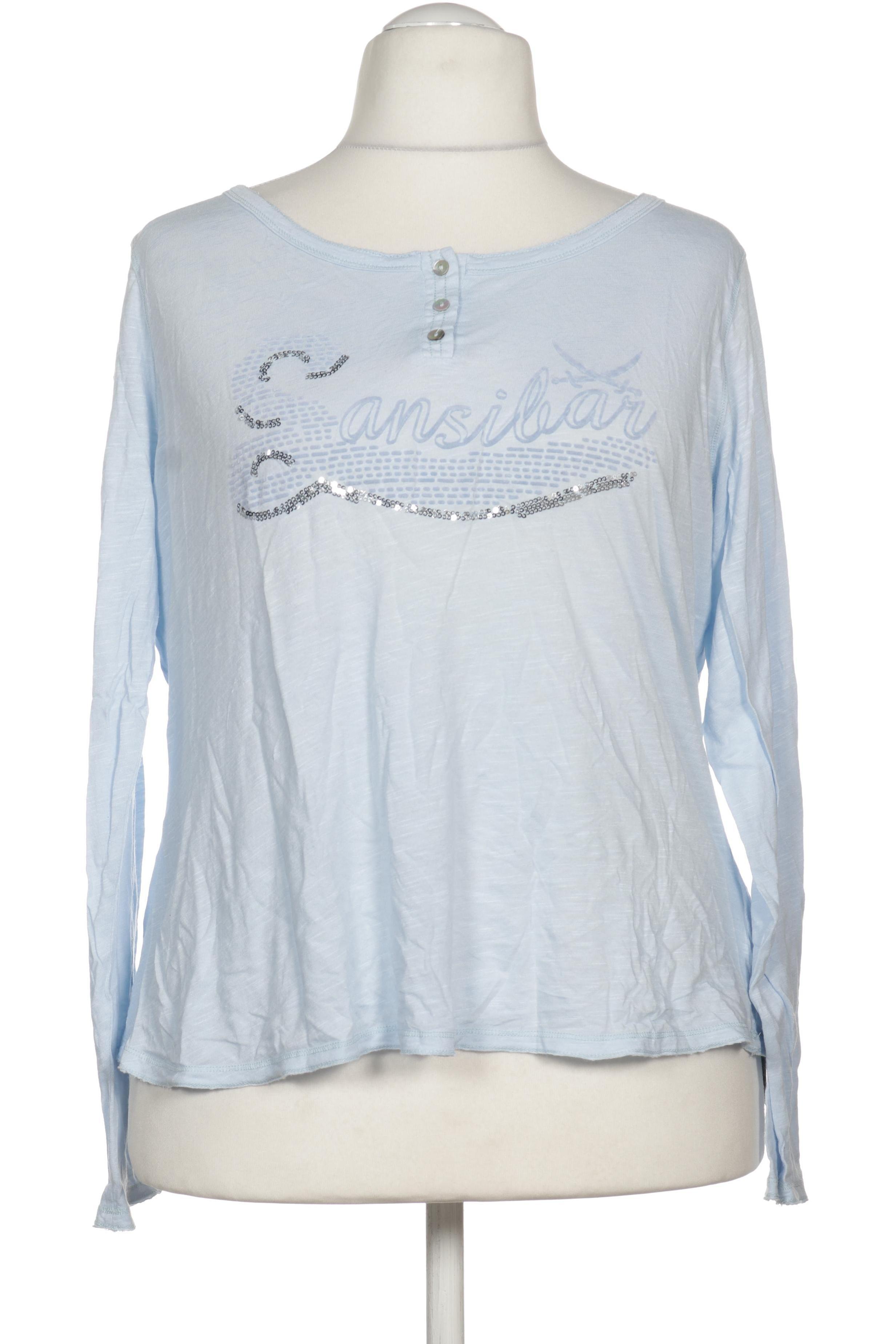 

Sansibar Damen Langarmshirt, blau, Gr.