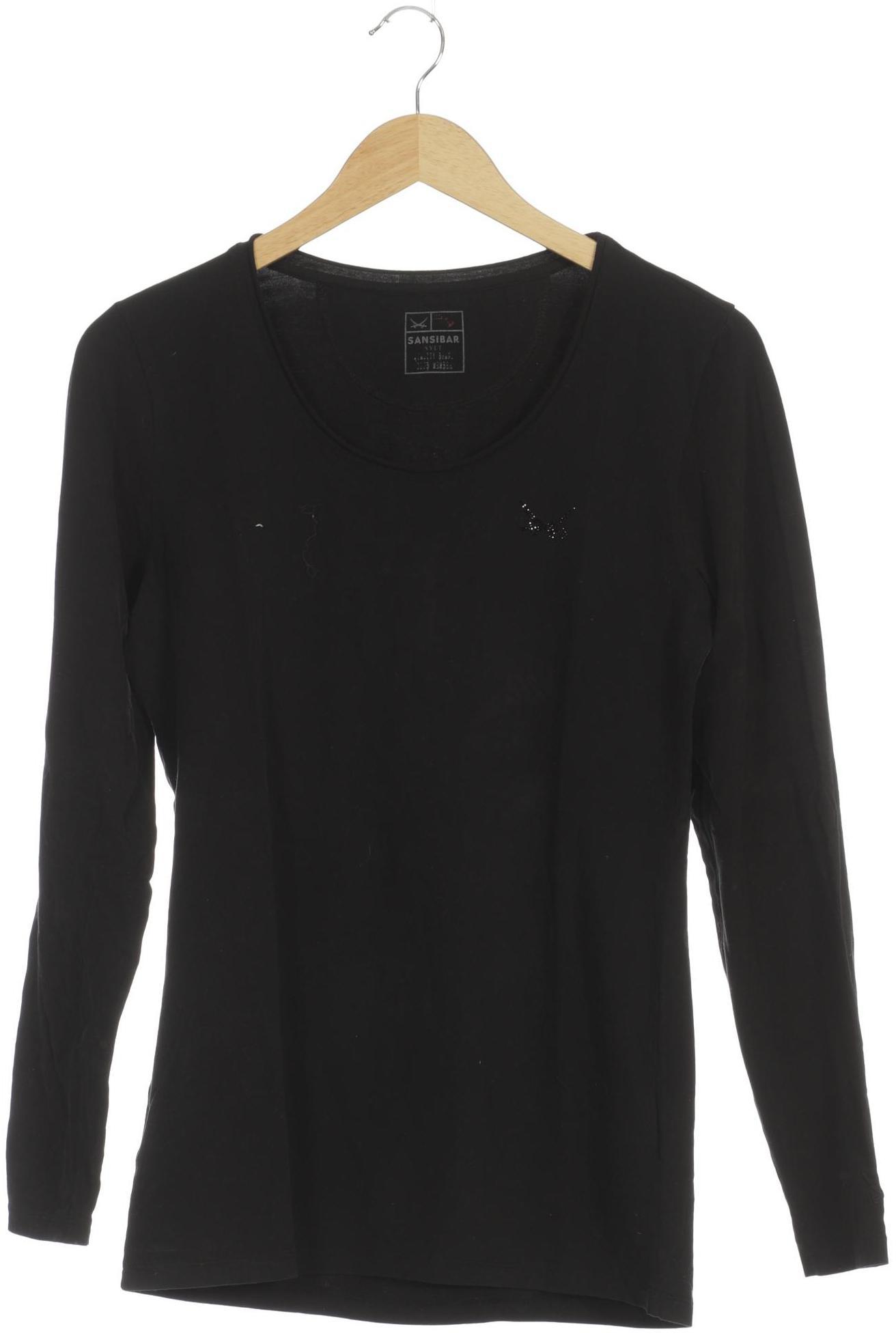 

Sansibar Damen Langarmshirt, schwarz, Gr.
